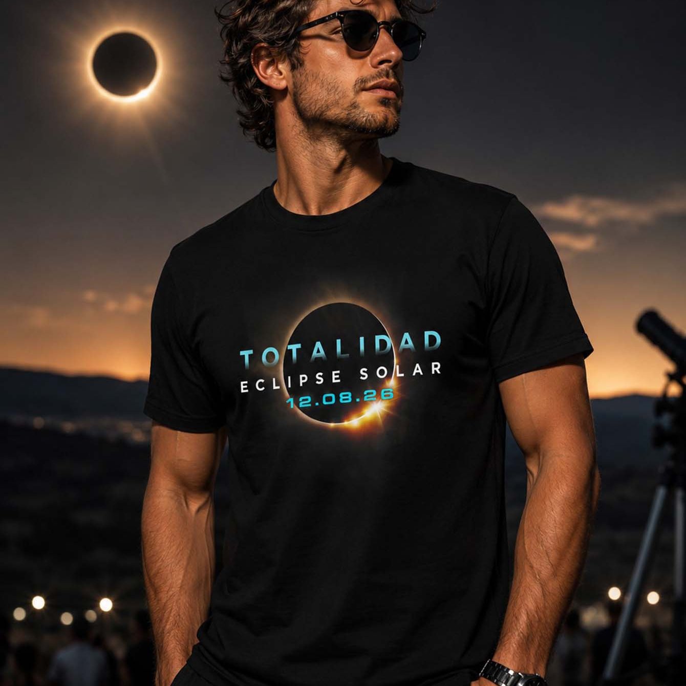 Image of 12.08.26 Graphic Print Neutral T-shirt Daily Casual Short Sleeve Fit Outdoor Viewing Tee