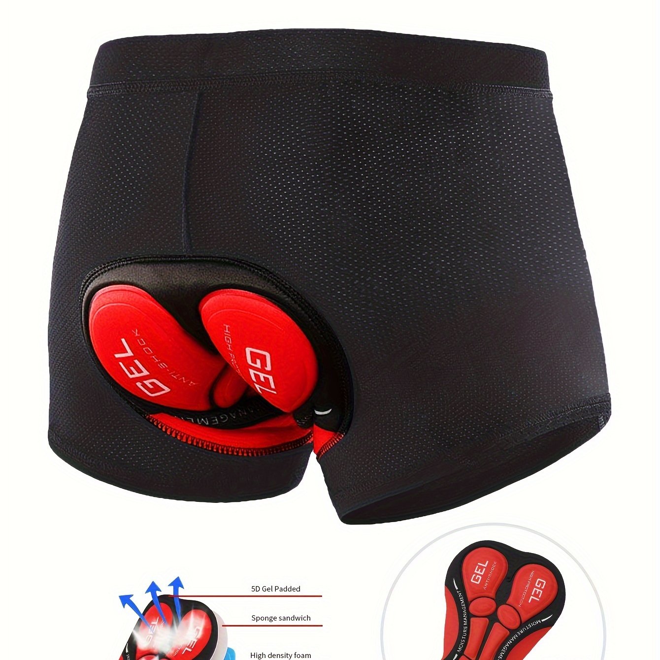 Image of Summer Cycling Shorts, Quick-drying, High Elasticity, Breathable, Comfortable Compression Pants Suitable For Outdoor Cycling, Motorcycle Training, And Sportswear