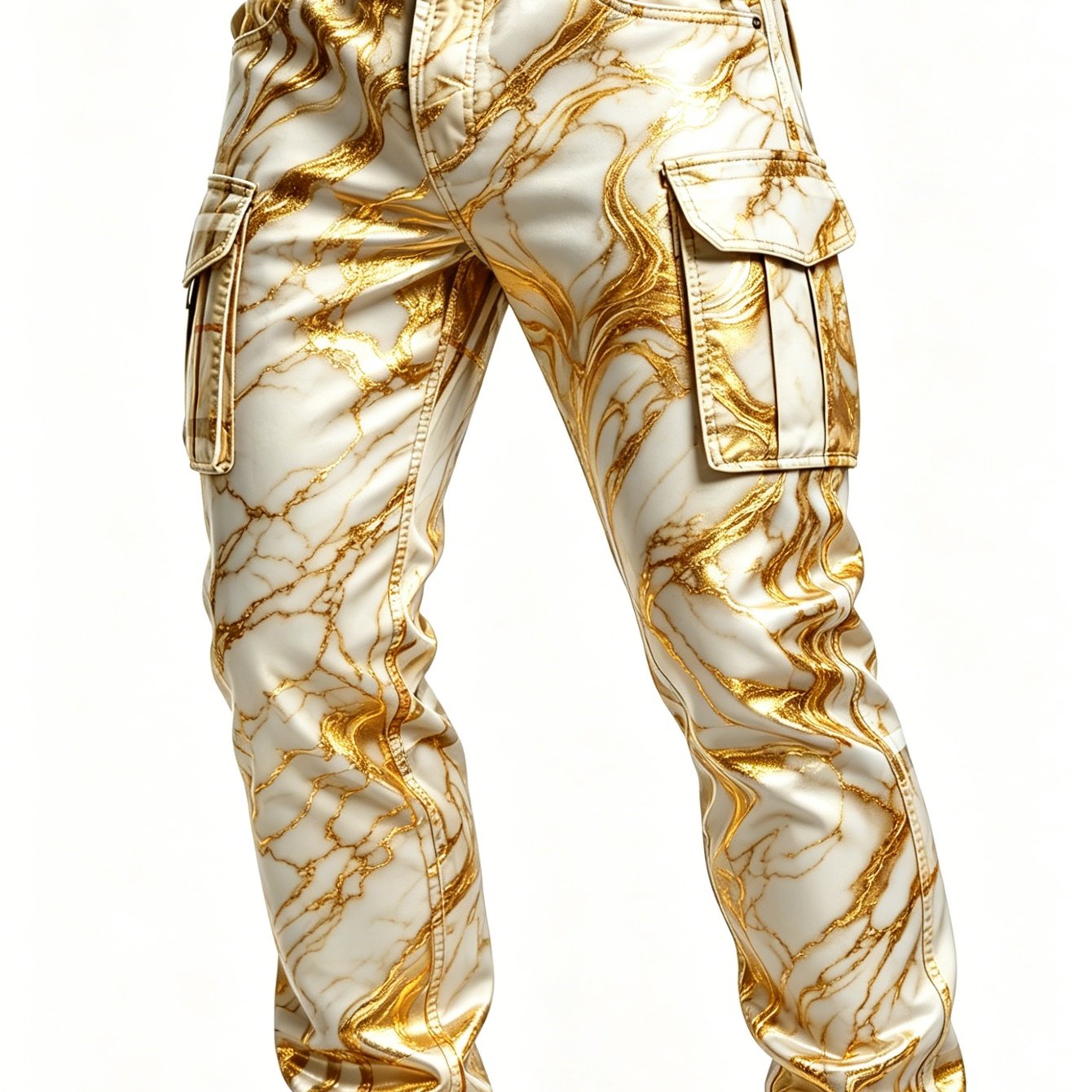 Image of Men's Cargo Pants, Casual Streetwear Trousers For Daily, Party And Outdoor