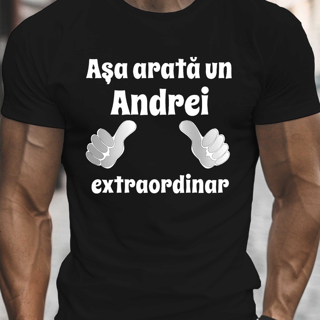 TEMU Romanian Design, Men's Short-sleeve Crew Neck T-shirt, A Relaxed And Lightweight For Summer