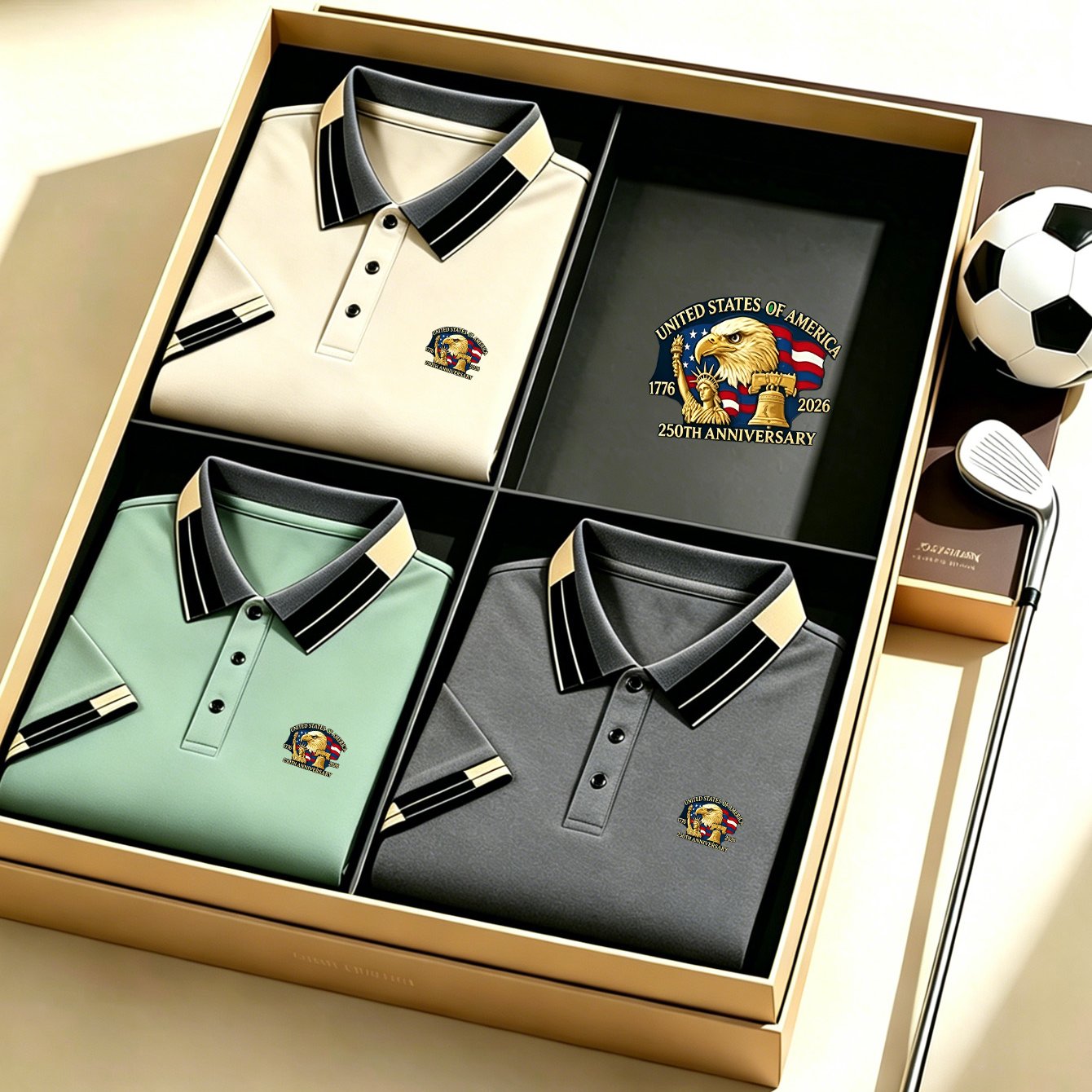 TEMU Men's Casual Sports Short-sleeved Shirt 3pcs Suit | Fashionable, Comfortable, Breathable, Regular Version, Slightly Elastic, And Comfortable