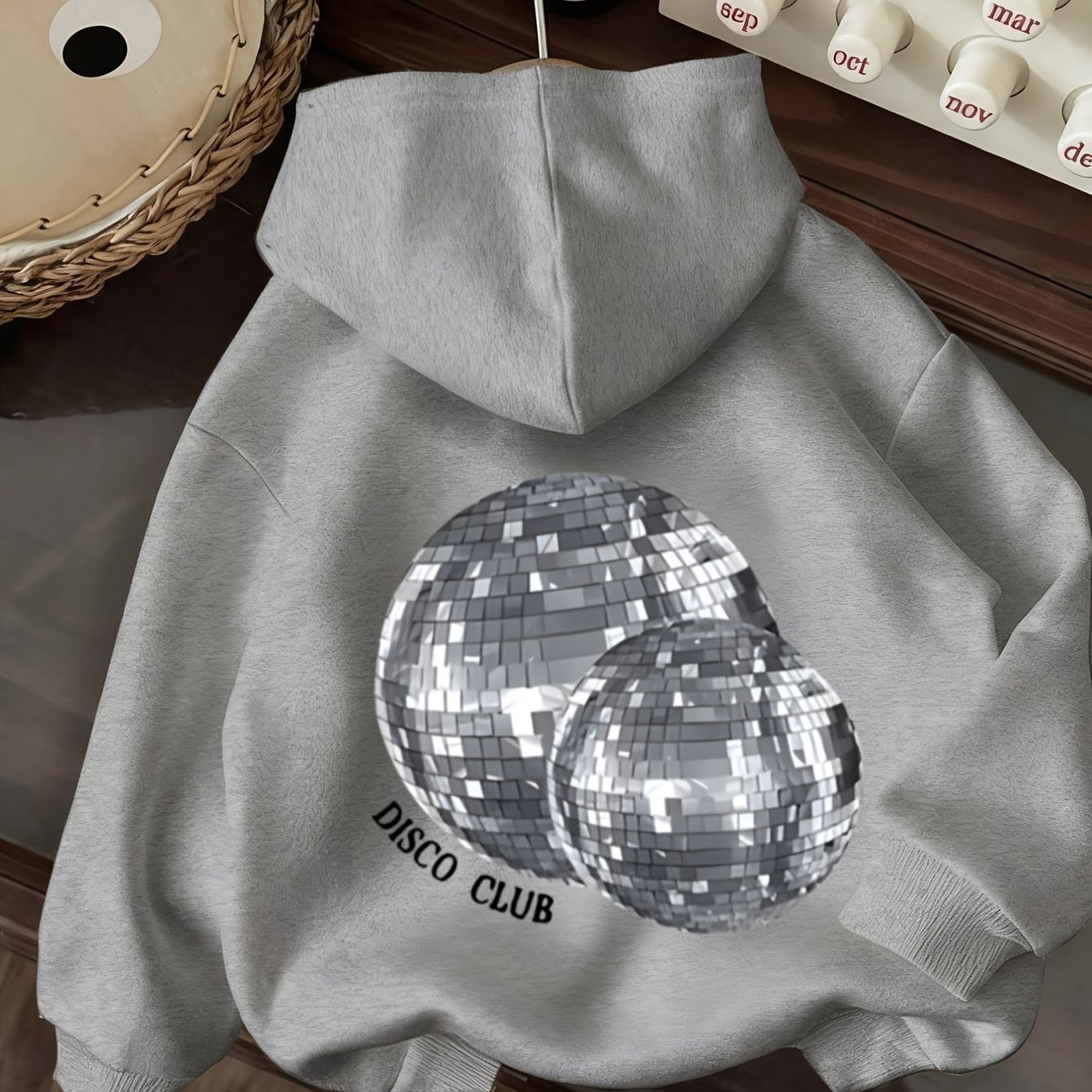 TEMU [Design Imprimé – Non Texturé] Pull-over Créatif Y2K Américain Ins Européen et Américain Mode Sweat à Capuche Polyvalent Amusant Motif