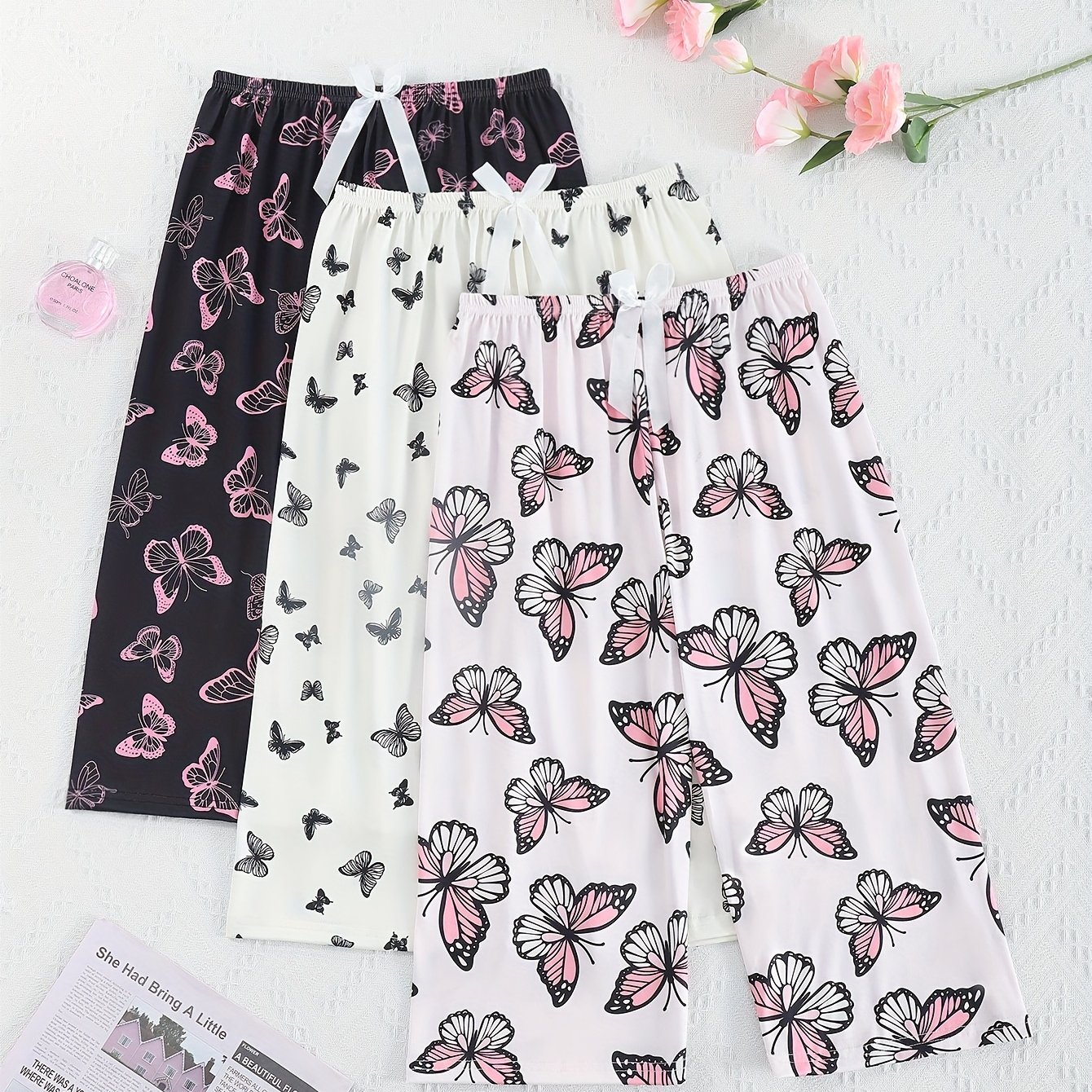 TEMU Fashion Printed 3 Pairs Of 30% Pants