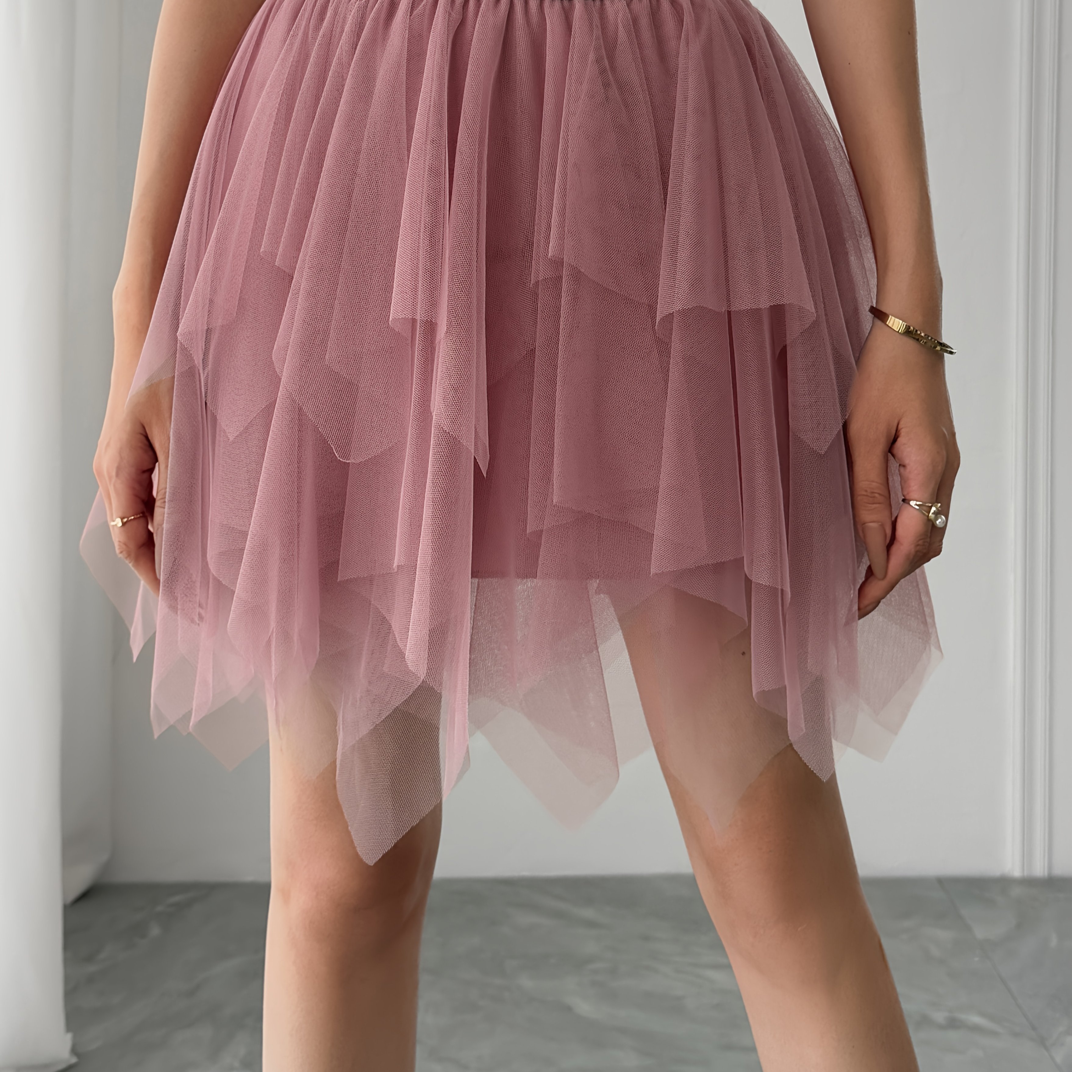 TEMU Summer Short Irregular Skirt