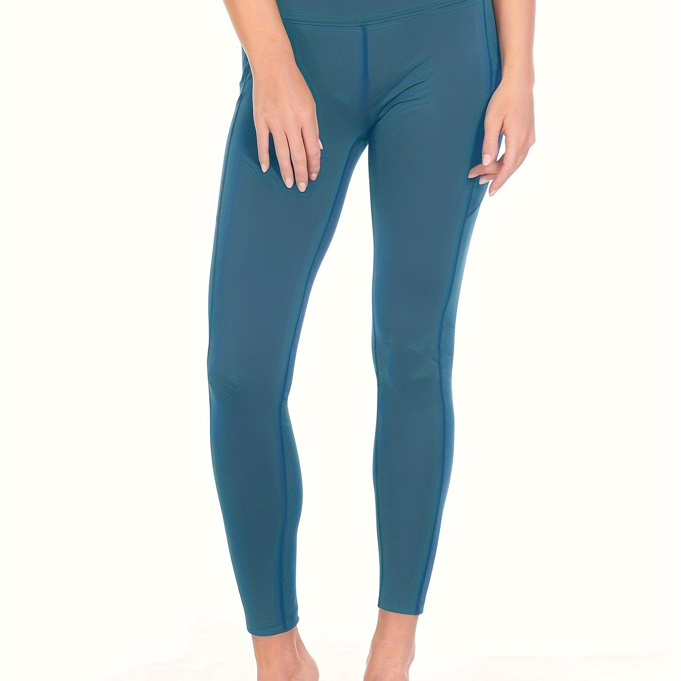 Pantalones De Yoga De Color Sólido, Leggings Deportivos Para Correr Y Hacer  Ejercicio, Ropa Deportiva Para Mujeres - Temu Chile