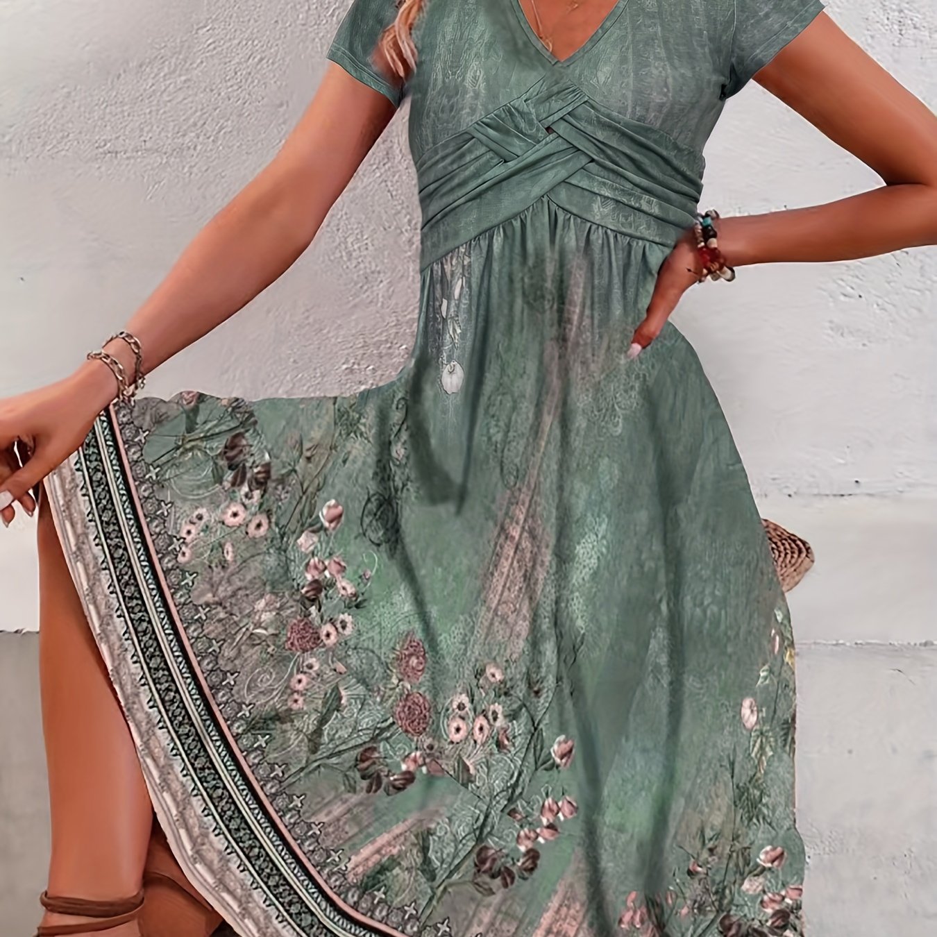 Targeted Development 2024 Spring/summer New Printed Dress