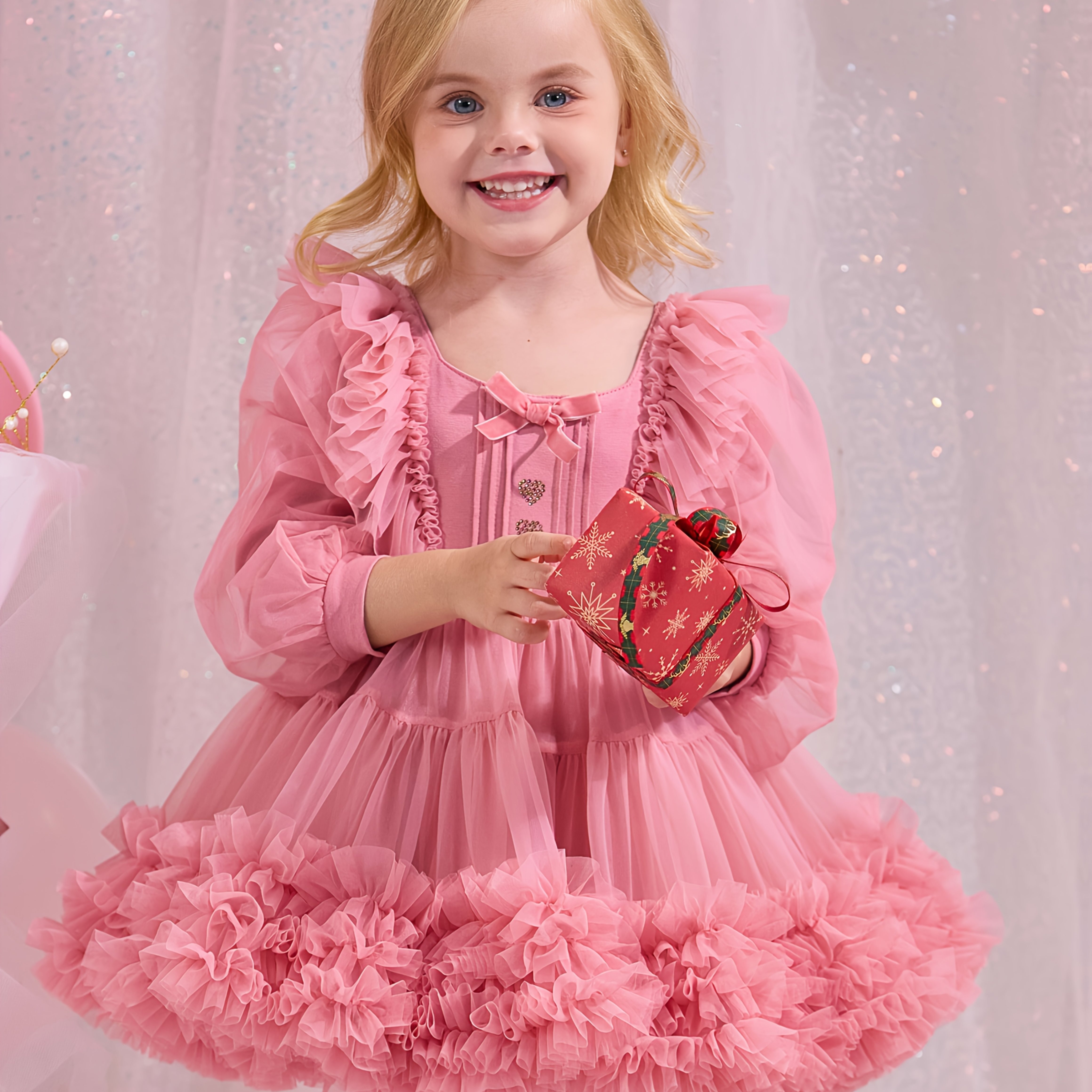 Image of New Princess Tutu Dress Dress Birthday Banquet Dress Flounce Skirt