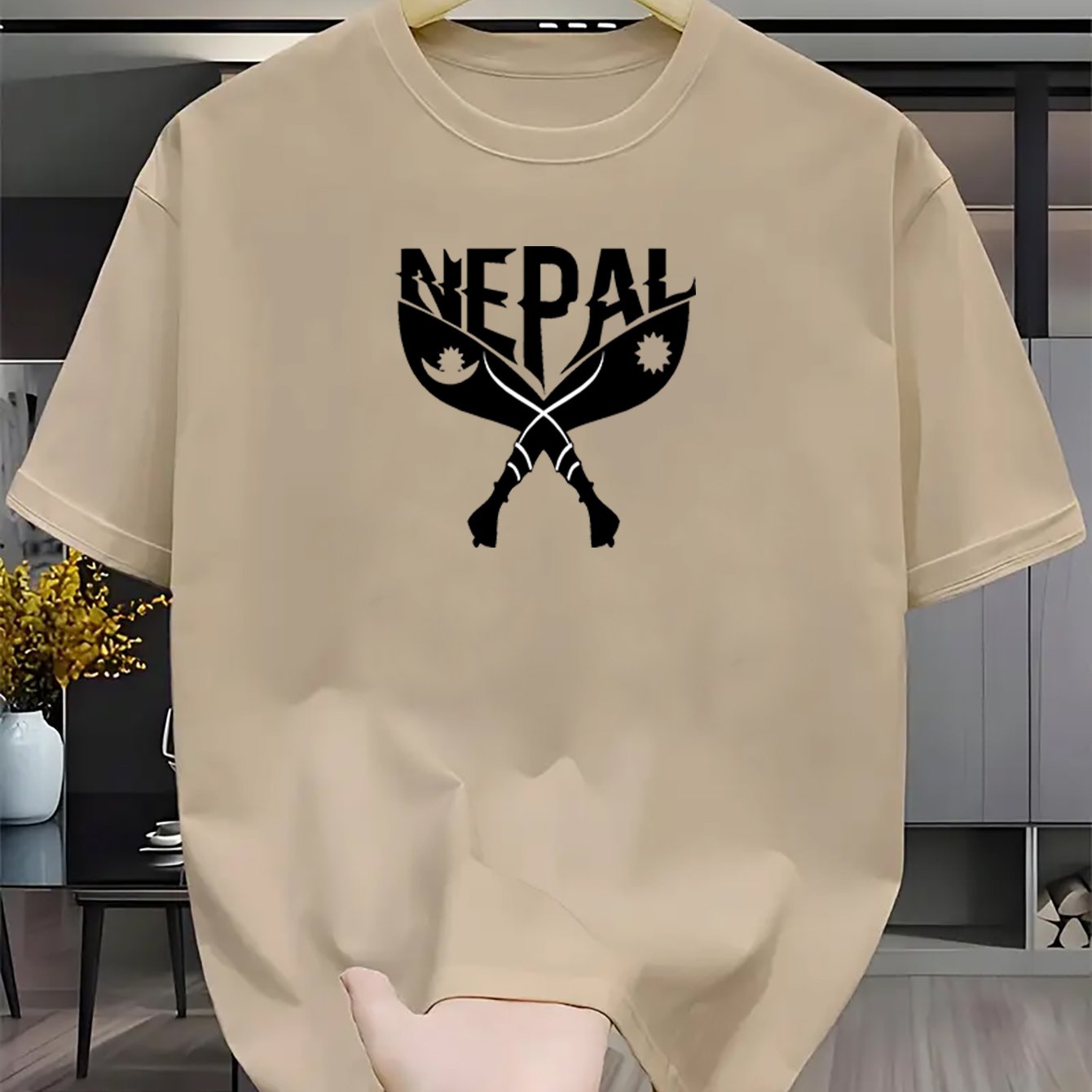 TEMU Men's Comfortable Sporty Casual T-shirt