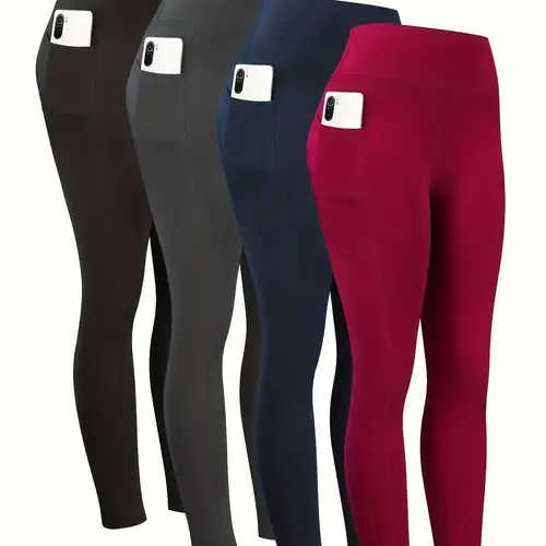 high waisted yoga pants with pockets knit fabric stretchy non high quality belt detail solid color suitable for casual sports and yoga spring summer