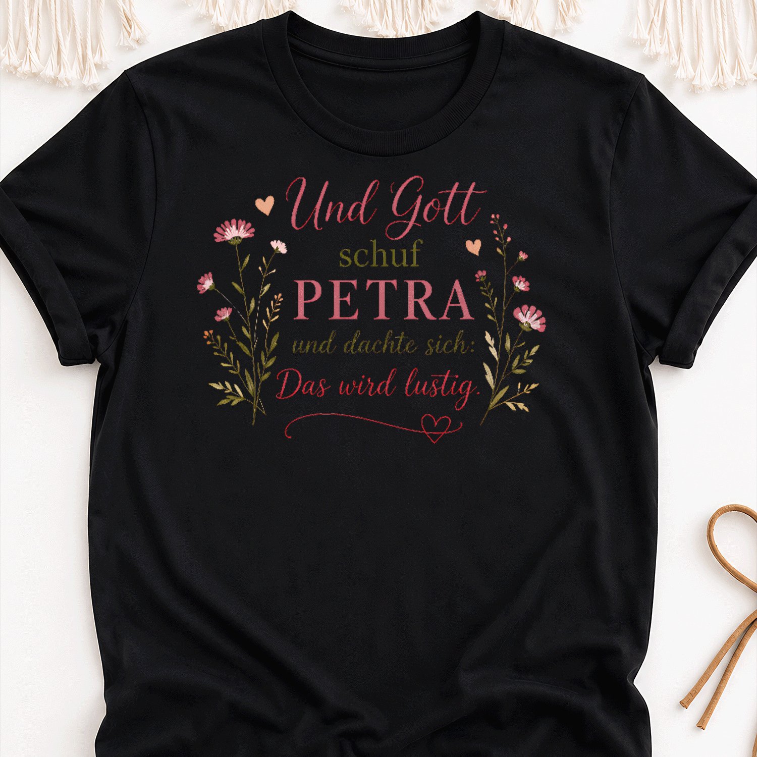 Image of Women's Name Petra Birthday And God Petra (4) Overseas Printing Y2k Oversized Unisex T-shirt For Men Women Retro 2000s Streetwear Baggy Graphic Tee