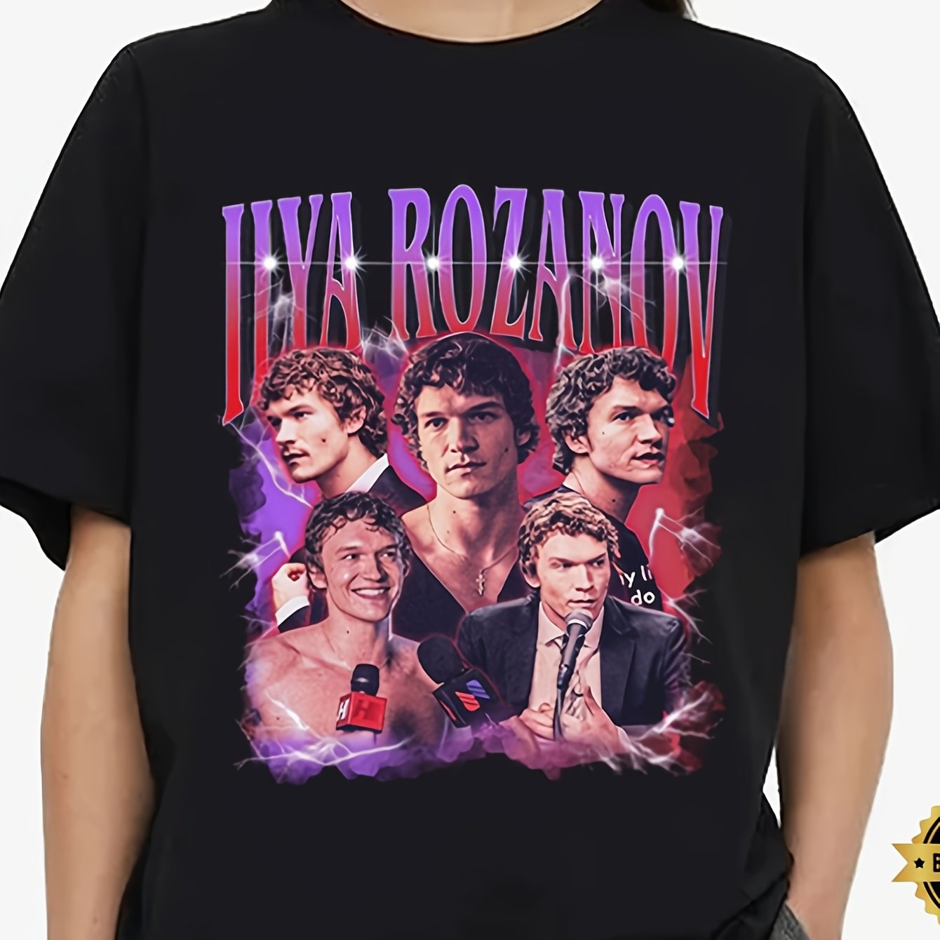 Image of 2026 Heated Connor Vintage Bootleg T-shirt Retro 90s Bootleg Style Character Graphic Vintage End Crew Neck Soft Comfortable Nostalgic Fan Tee