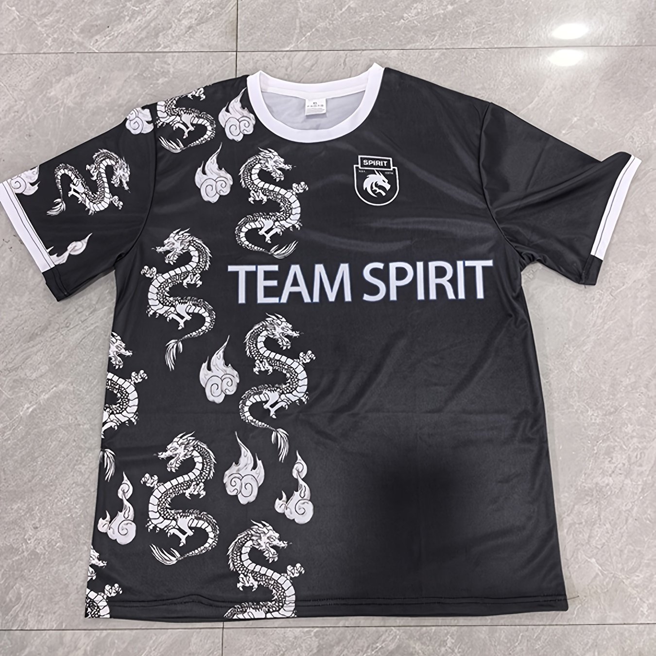 TEMU [printed Design-not Textured] Men's Round-neck Digital Printing Fashion , Suitable For Street And Outdoor Wear. Men's Easy Printing Style, The