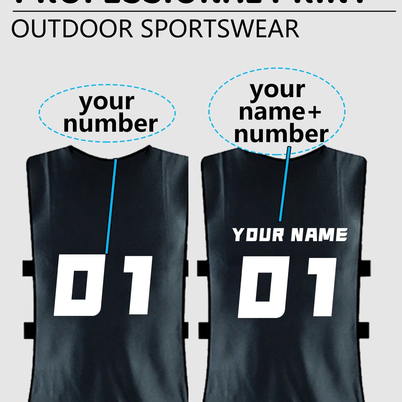 TEMU Customizable Soccer Jerseys - Personalized With Name And Number, In Multiple Colors, Made Of Polyester Material, Designed For Suitable For