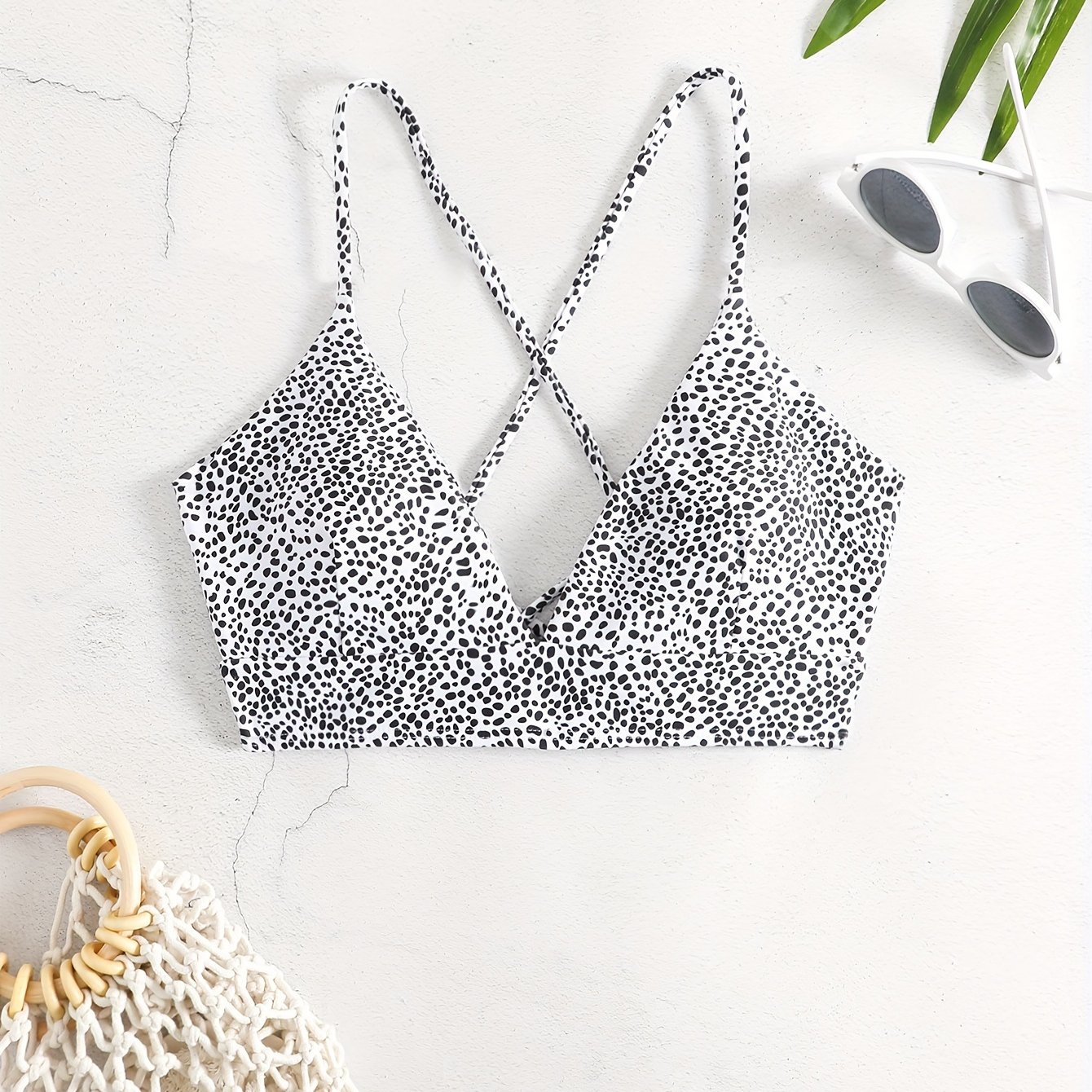 Printed Women's Swimsuit Vacation Top