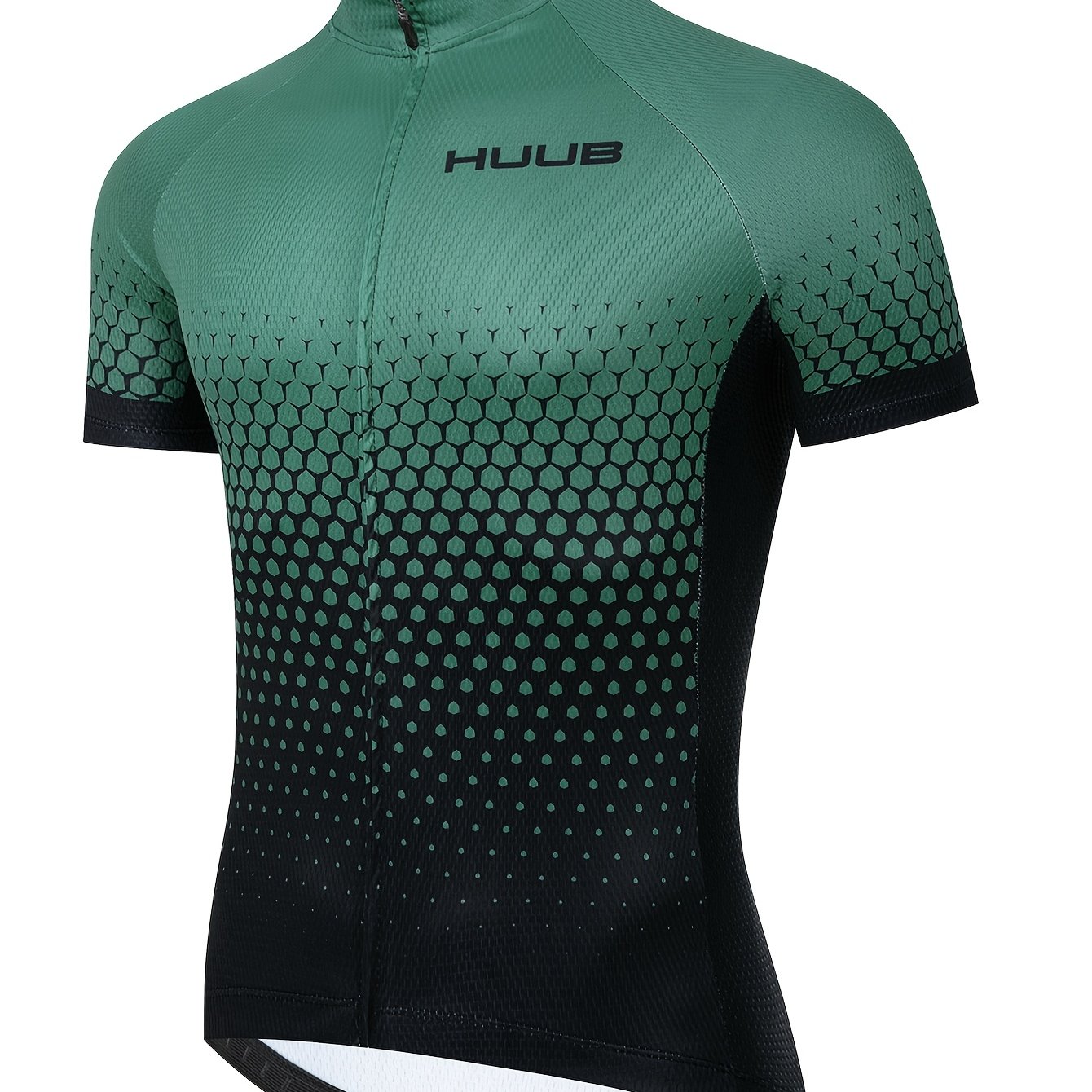 E-shop HUUB Herren NW Profi Radtrikot Atmungsaktives Polyester Strickgewebe Geometrisches Muster Rundhalsausschnitt Kurzarm Regular Style Geeignet zum