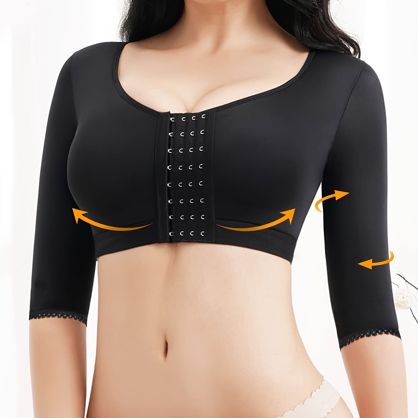 Posture Corrector Shaping Tops Arm Shaper Front Buckle - Temu Canada