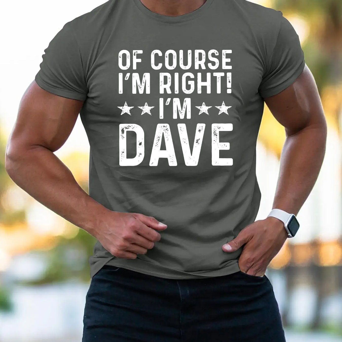 TEMU Men's Summer Fashion T-shirt With Unique Print Design - Casual Round Neck, Polyester, Machine Washable, Summer, Men's Fashion, Short Sleeve,