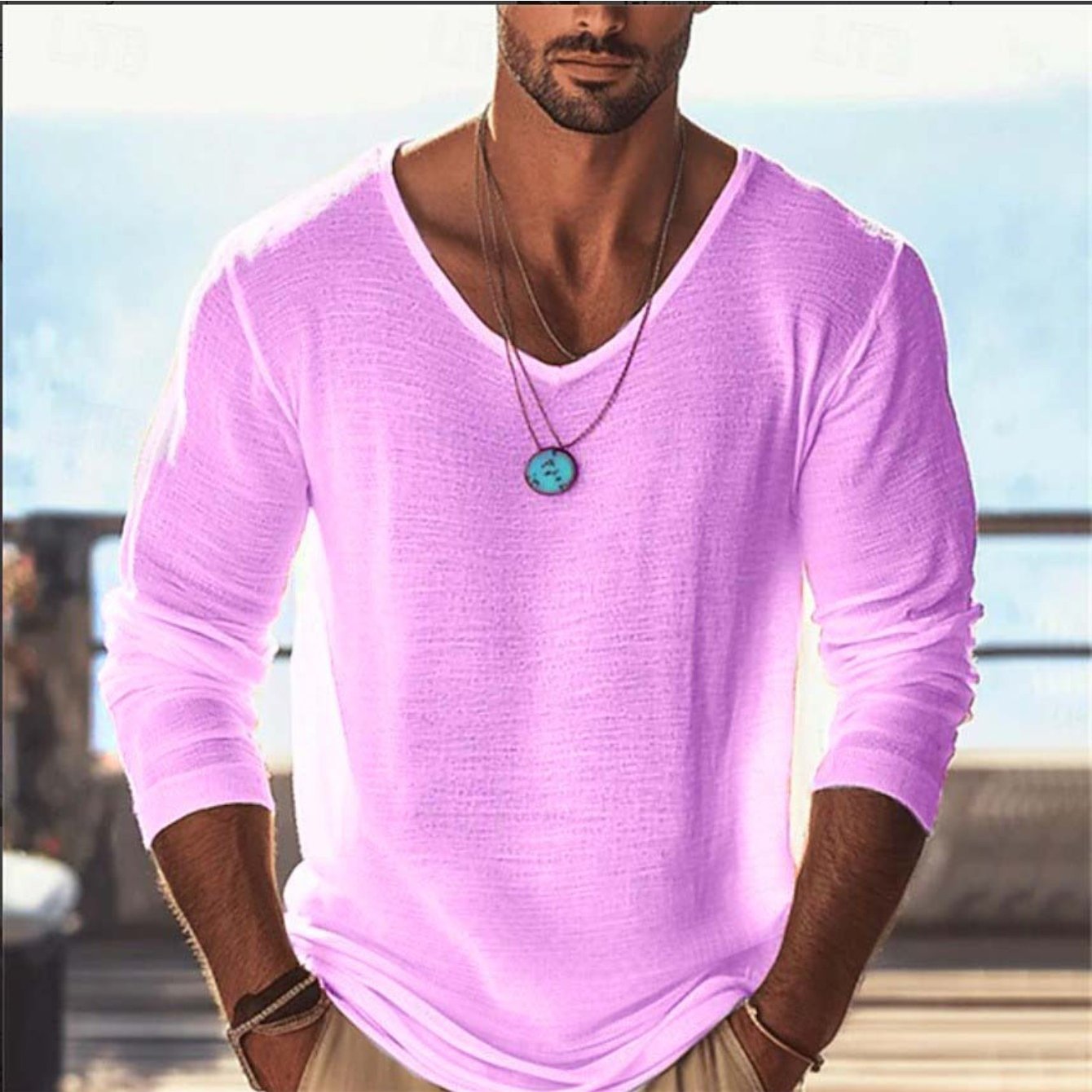 ' Thin Breathable Long Sleeve T-shirt (please Refer To The Size Chart)
