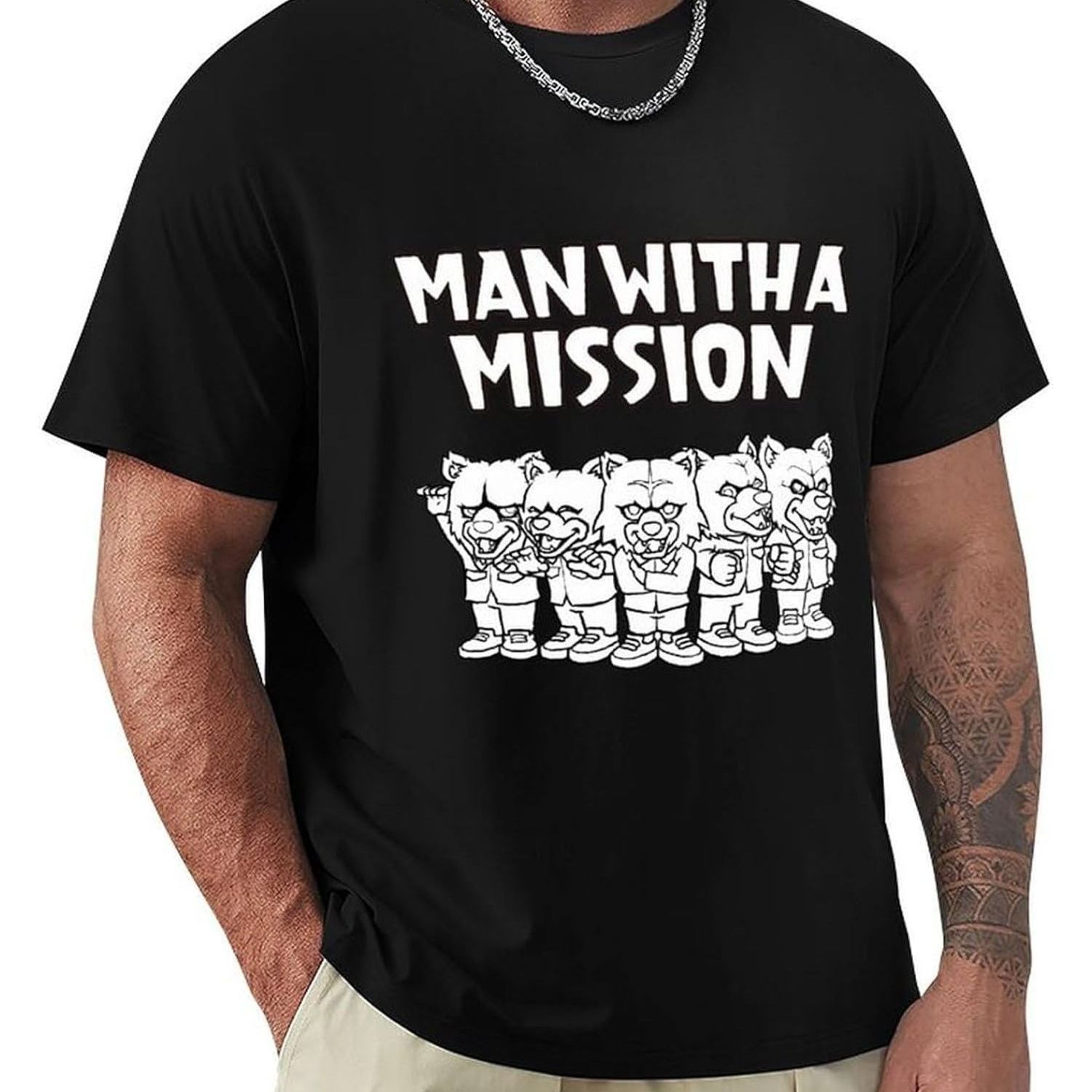 TEMU Men's T-shirts Man With A T-shirts Short Sleeves Long T-shirts T-shirts 100% Cotton Large Sizes Inner Shirts Sportswear Outerwear Fashion S-6xl