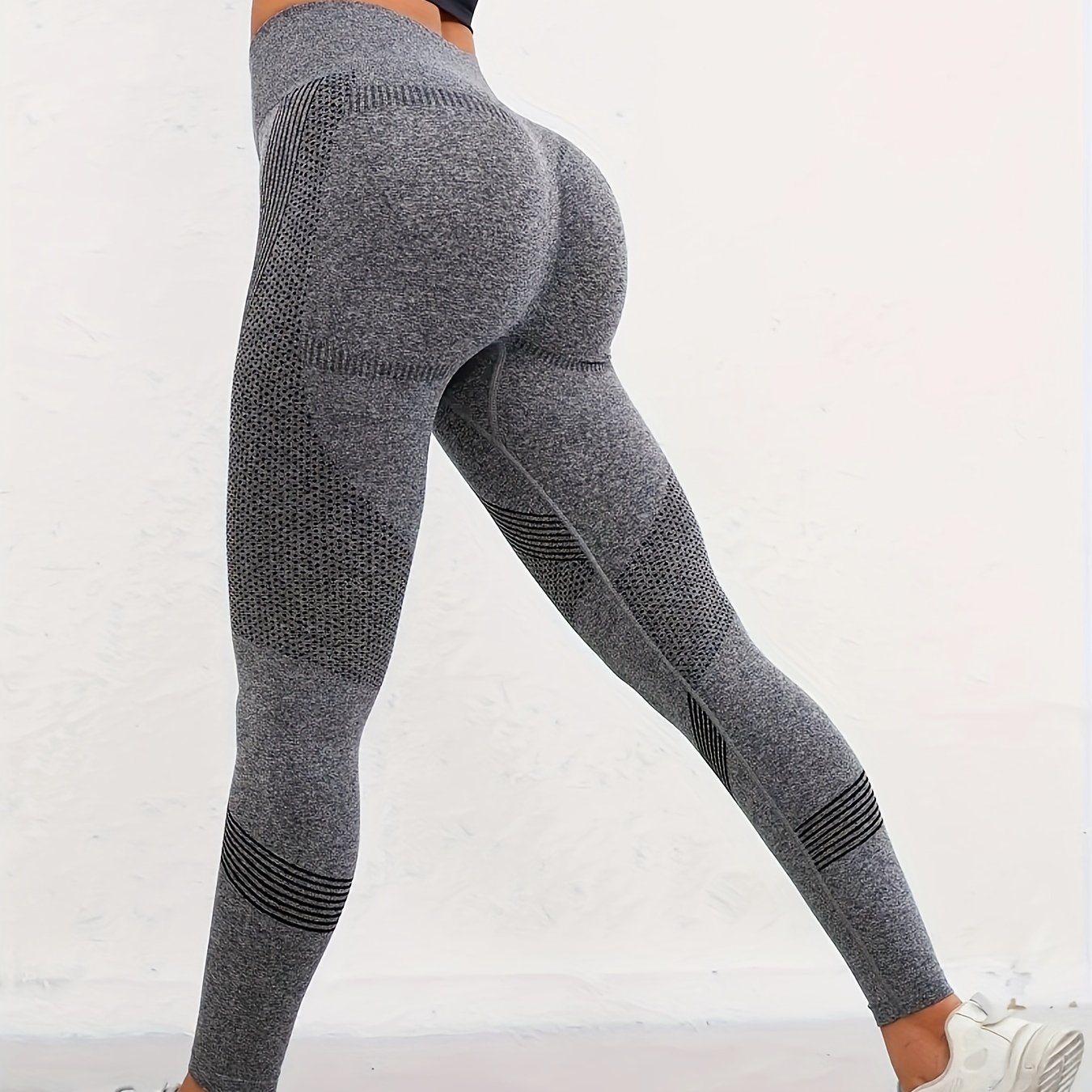 Seamless Butt Lifting Yoga Sports Pants Knitting Sexy - Temu