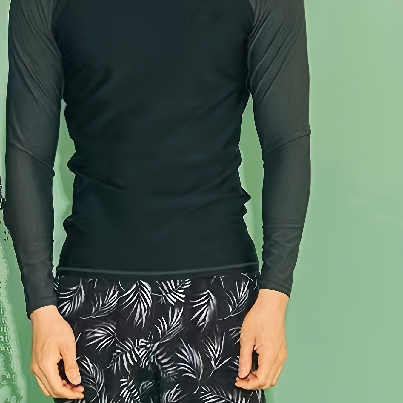 TEMU Men's Swimwear 2024 's Swim Trunks, Anti-awkward Swim Shorts, Men's Set, Quick-drying Swimwear