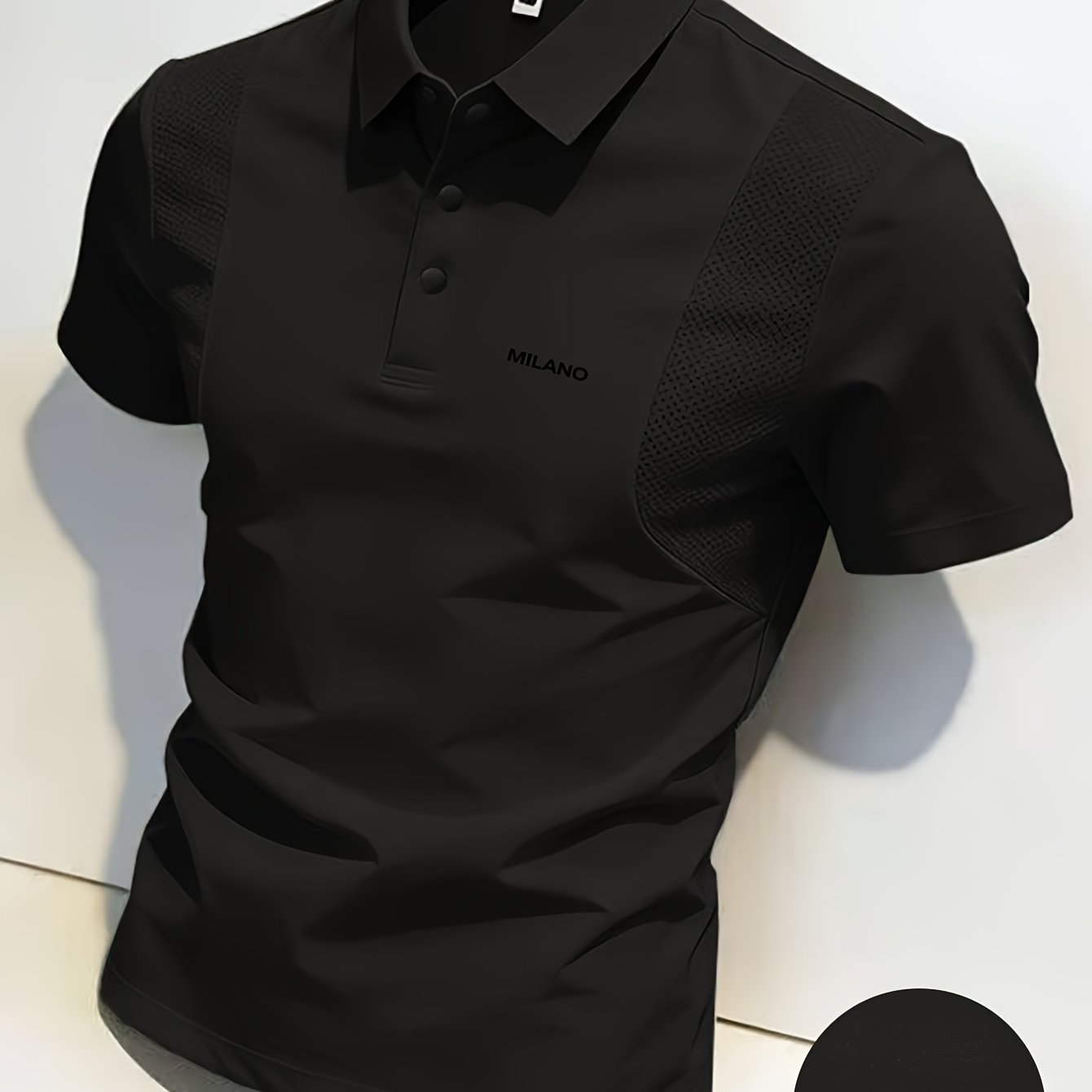 Image of Men's Graphic T-shirt: Experience With Our High-quality Fabric. This Stylish Top Features A Sleek Print, Making It An For Casual Wear. Its On The Shoulders Adds A Touch Of