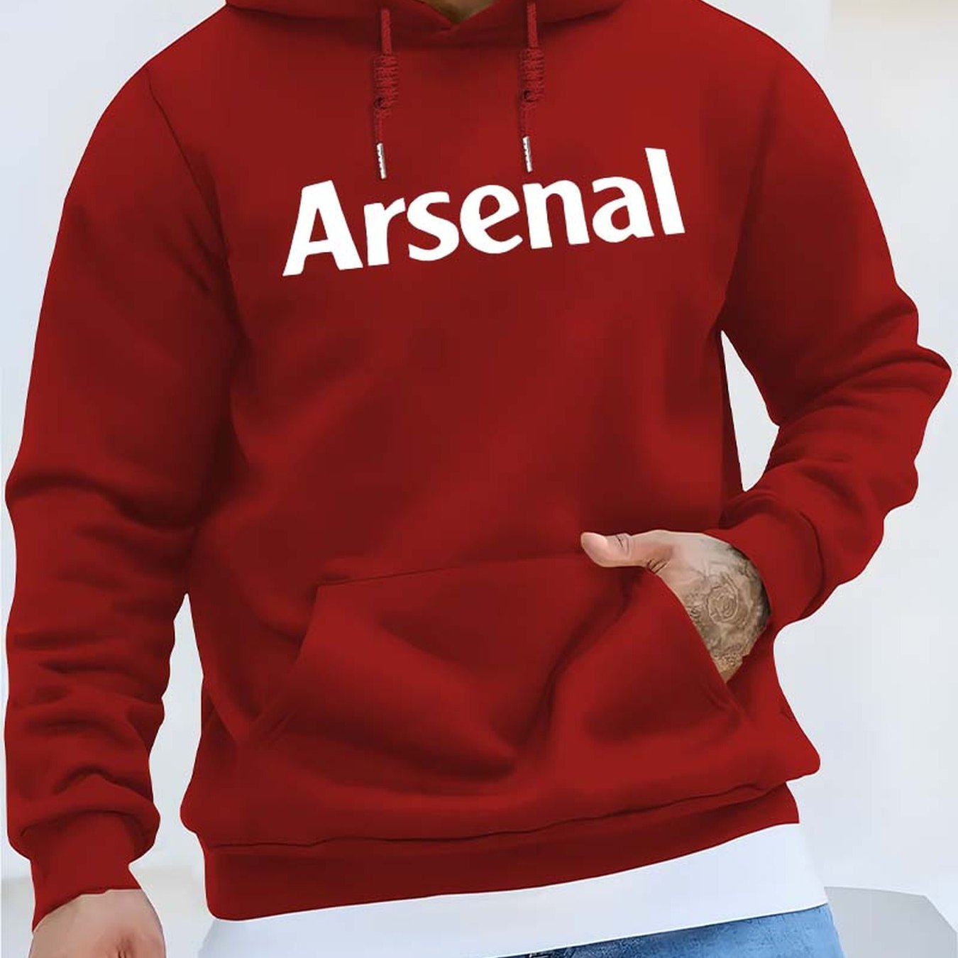 TEMU Print Sweatshirt, 's Autumn And Winter Style, Comfortable Sports Hoodie, Thickened With Multiple Prints, High-quality Fabric Suitable For Casual