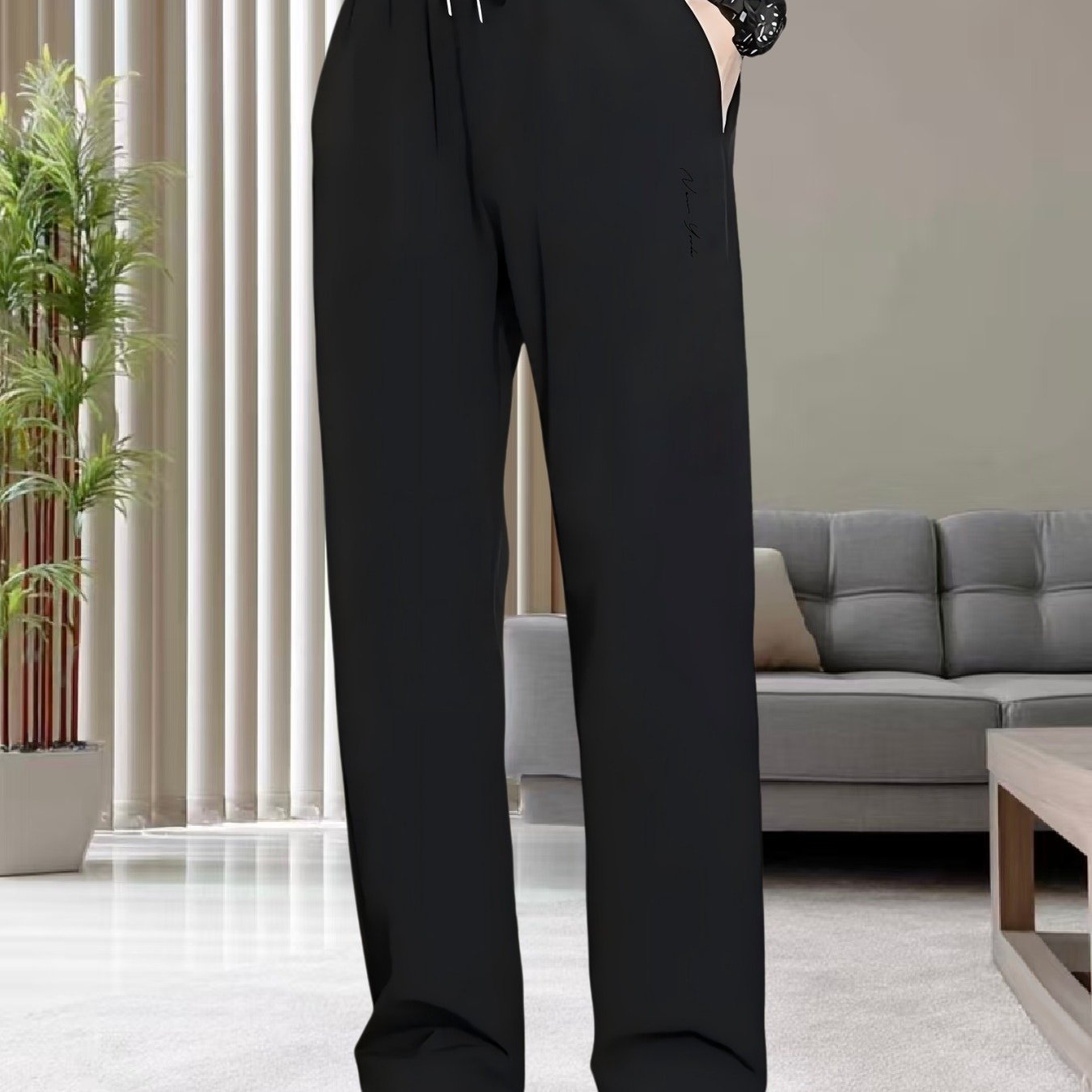 TEMU Men's Fashion Casual Long Pants