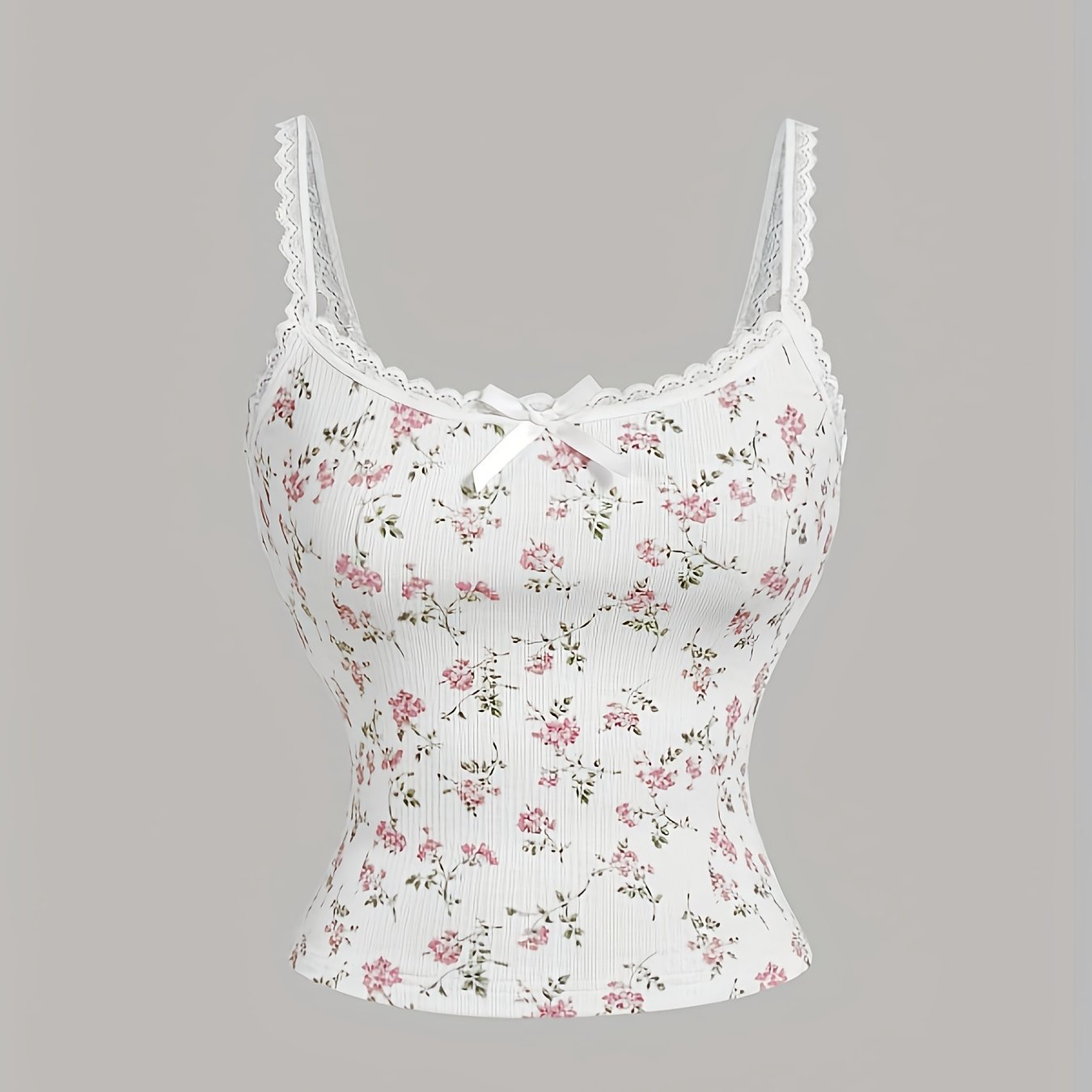 E-shop Damen Cami Top mit Spitze für Frühling und Sommer, geeignet für Partys, Weihnachten, Date Night, Nachtclub, Bohemian Style, Urlaub