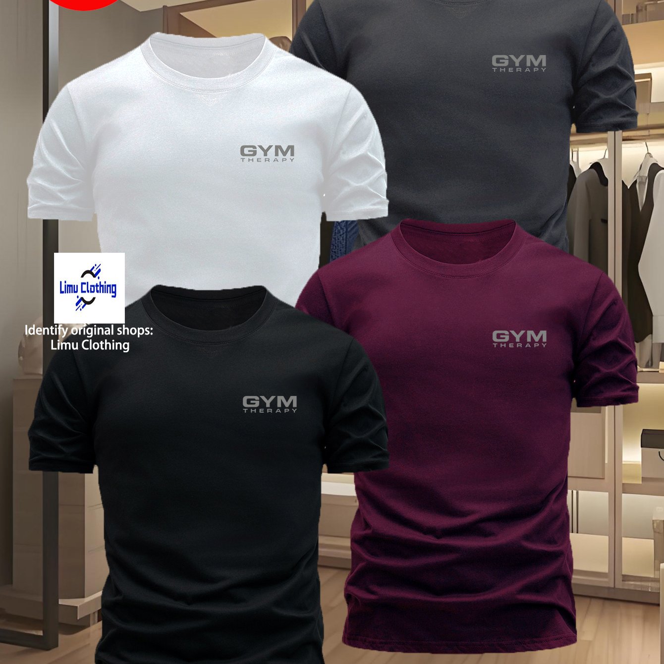 TEMU 4pcs Short-sleeve T-shirts, Designed Specifically For Sports Enthusiasts. Featuring A Simple And Stylish Design With "gym Relax" Printed On ,