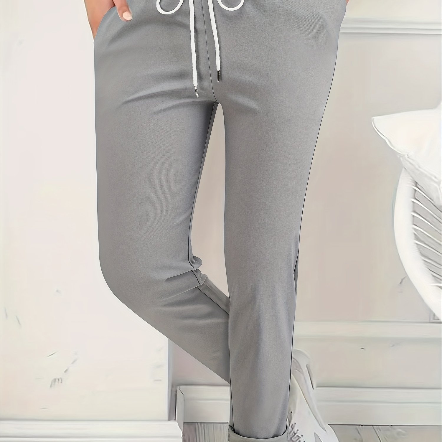 Fashion Women's Drawstring Long Pants