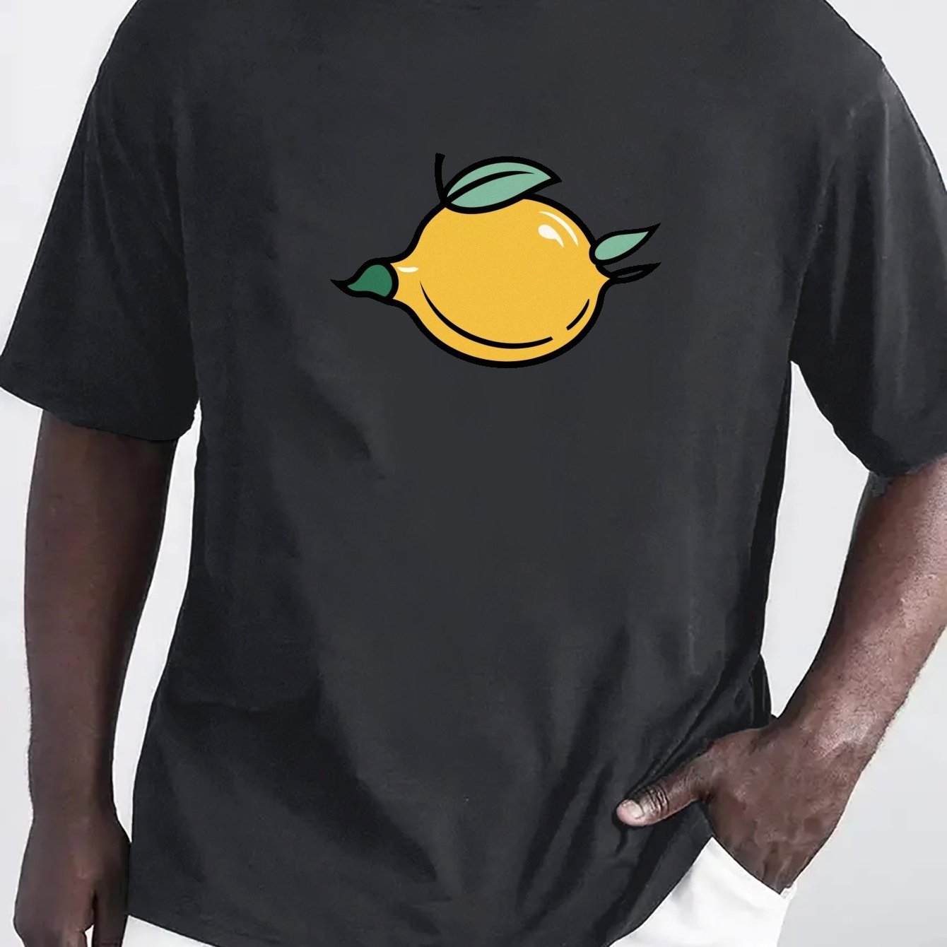 lemon print t shirt