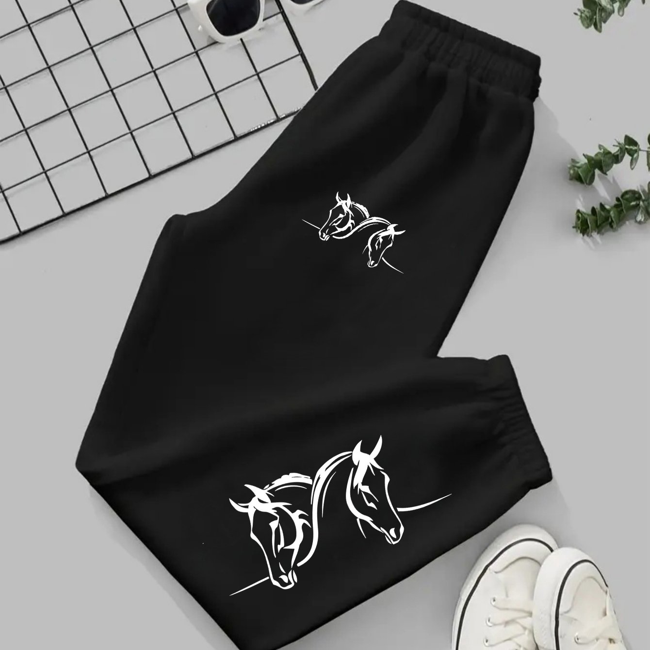 TEMU A Cute Horse Sweatpants, Horse Owner Sweatpants, Trainer Gift, Horse Lover Sweatpants, Farmer Sweatpants, Horse Enthusiast Gift, Farm Lover