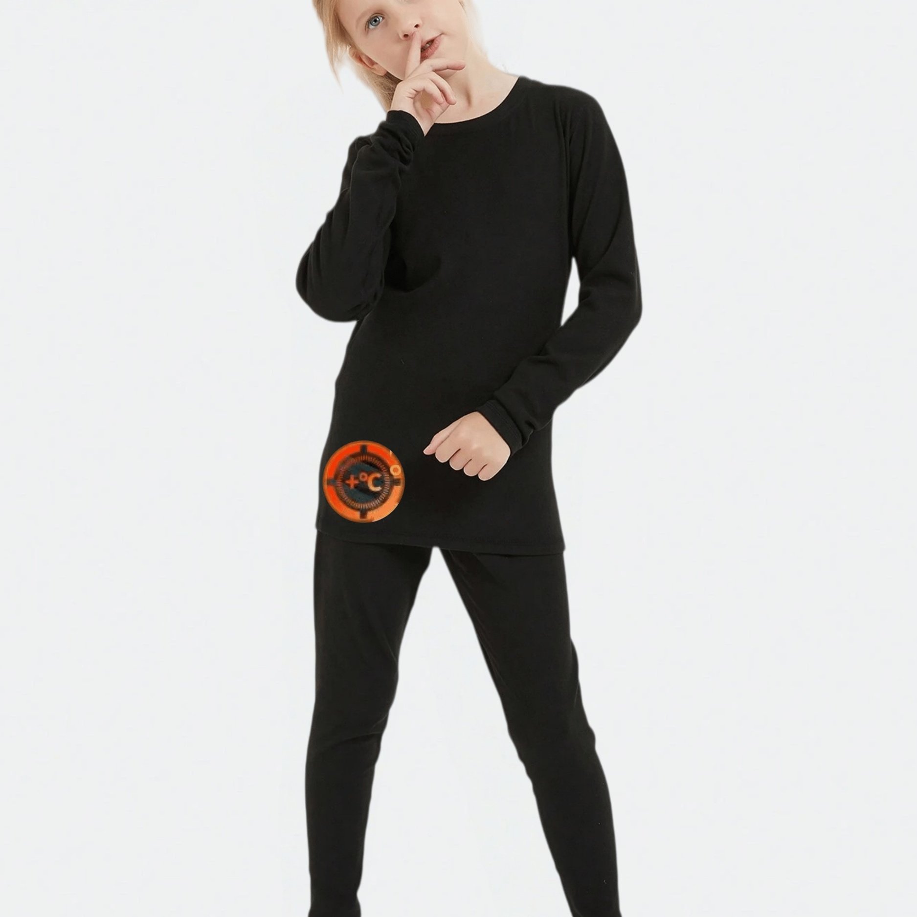 Girls/boys Thermal Underwear Set, Skiing Autumn Warm Base Layers, Tight Shirt + Leggings Sports Tights Lined Pants,halloween
