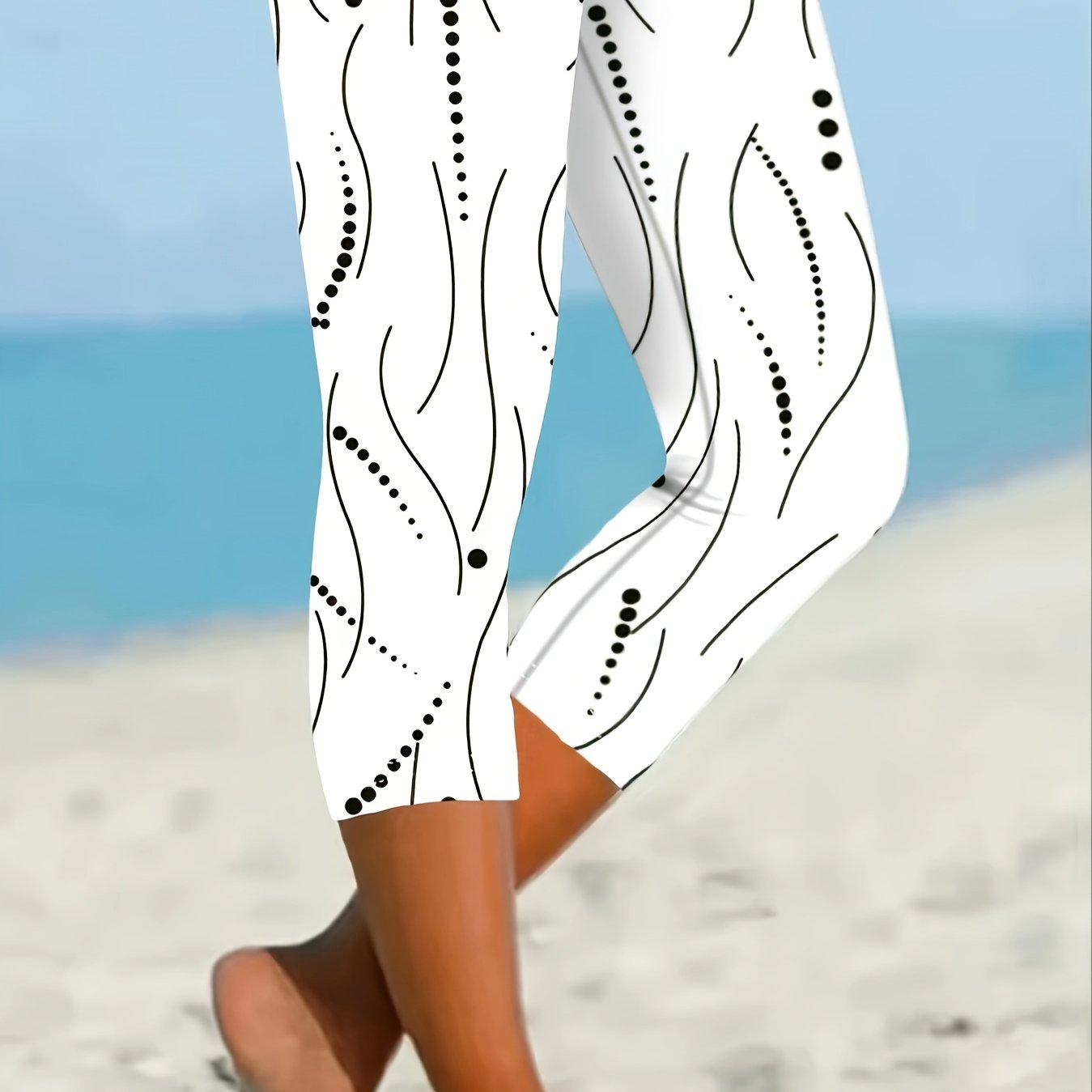 European And Printed Leggings