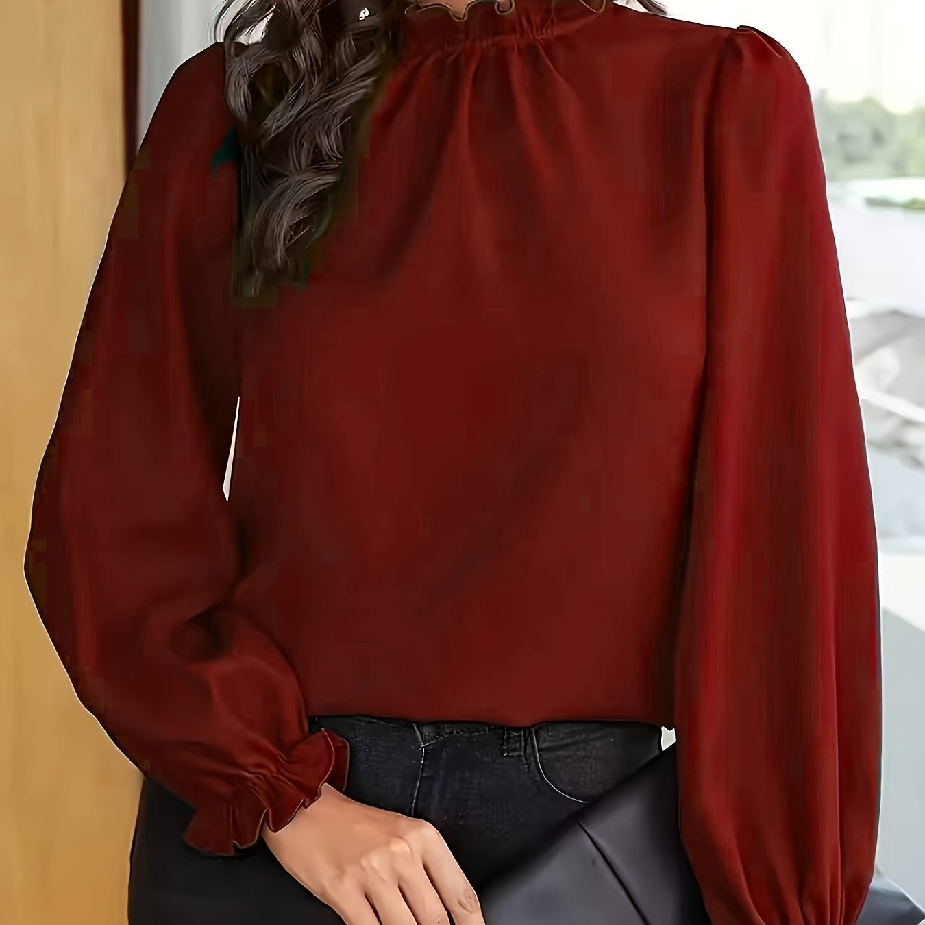 TEMU New Elegant Solid Shirts For Women And Summer