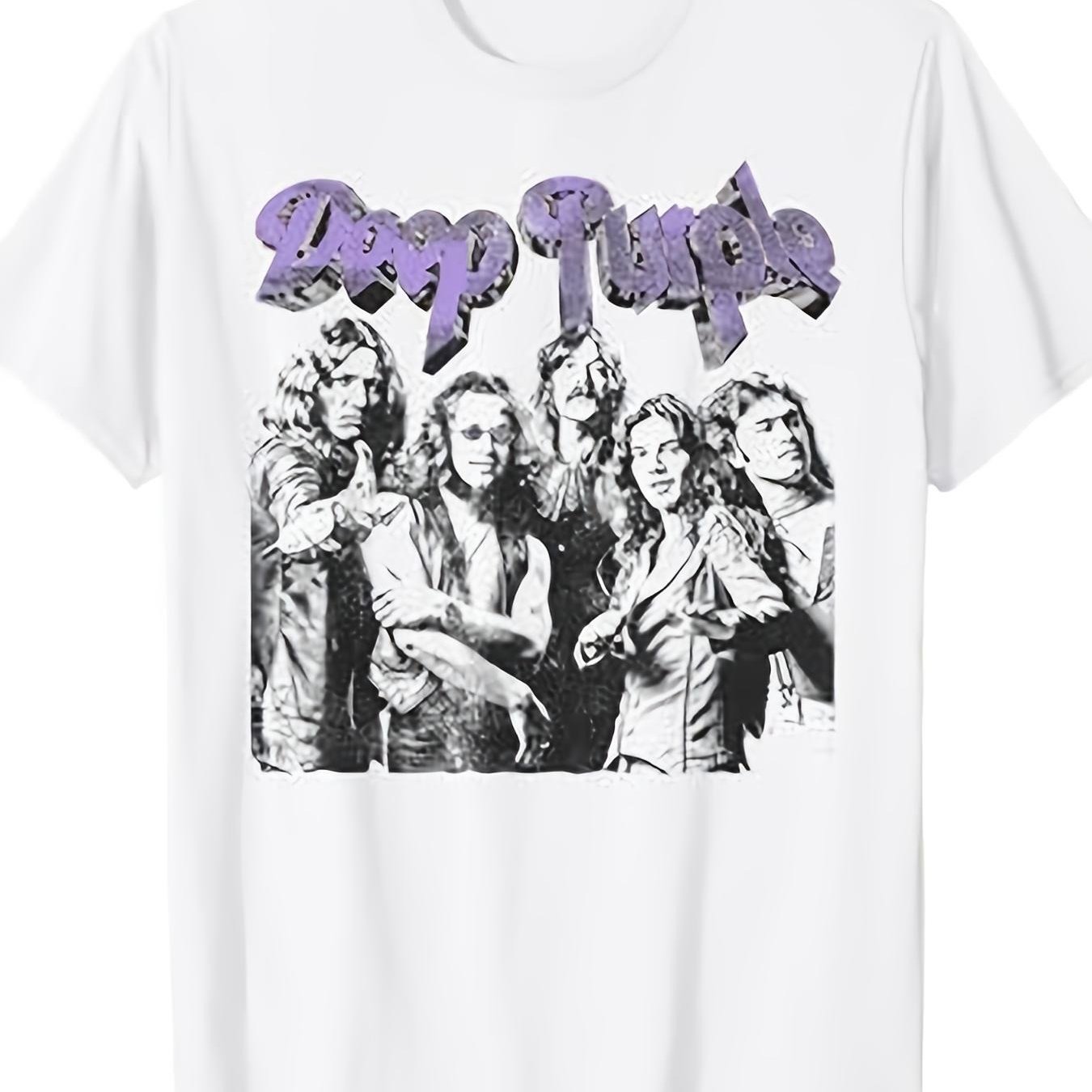 Deep Photo T Shirt Breathable Stretch Fabric Crew Neck Regular Season