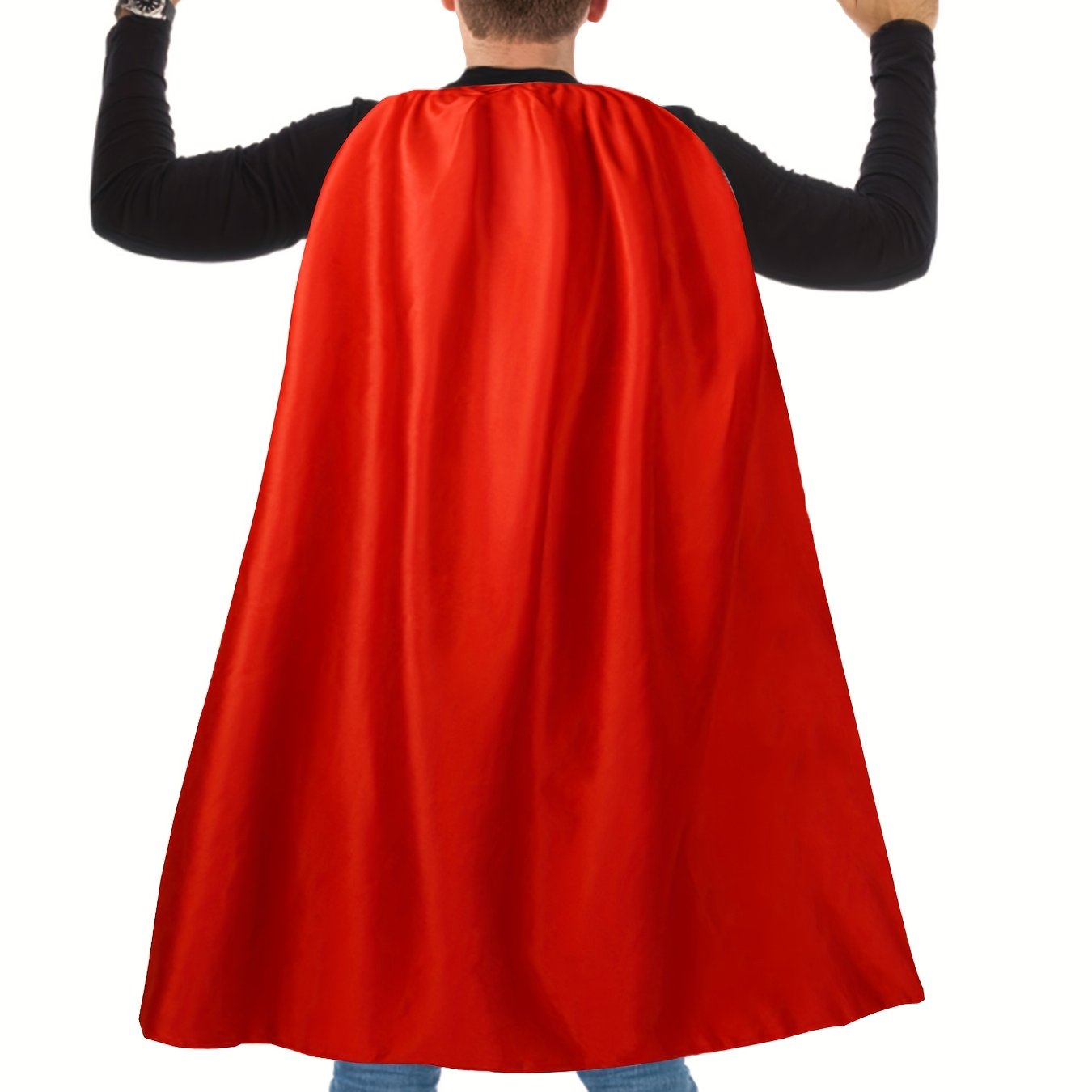 TEMU Costume di Halloween per adulti, mantello e maschera da supereroe - Set da supereroe per feste in maschera di Halloween da e da donna