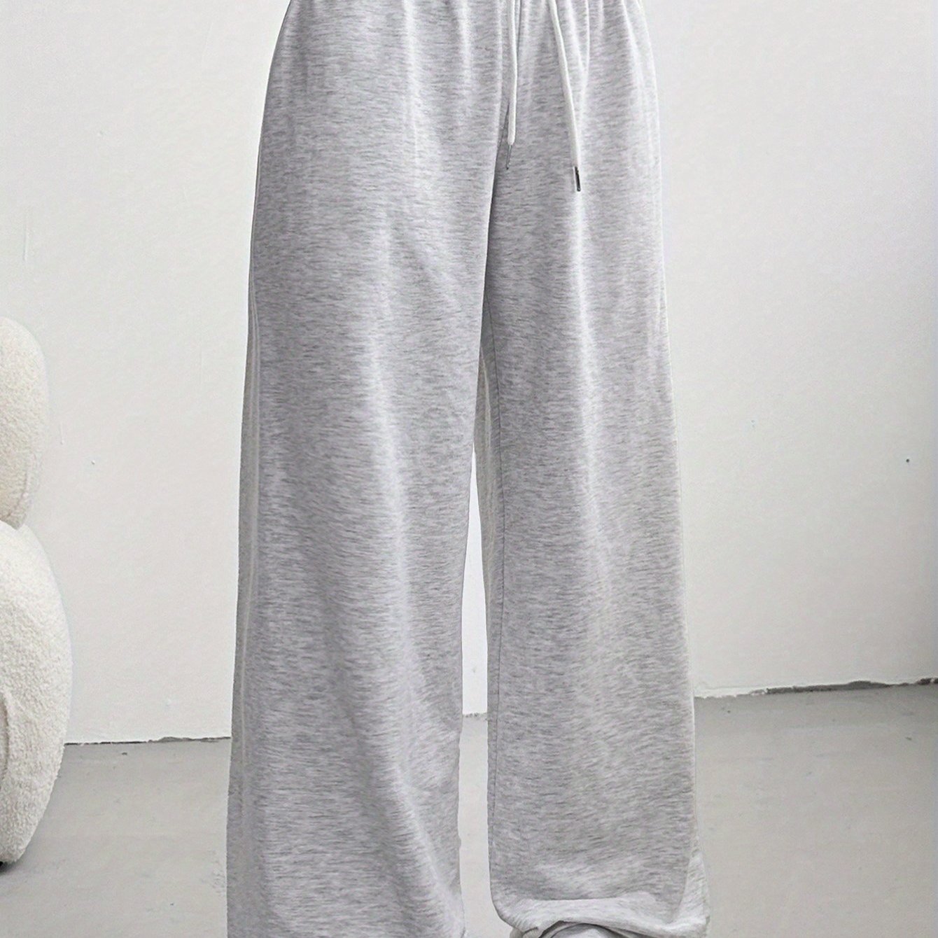 Image of Women's Summer Easy Front-tie Loose Pants, Casual Daily Wear