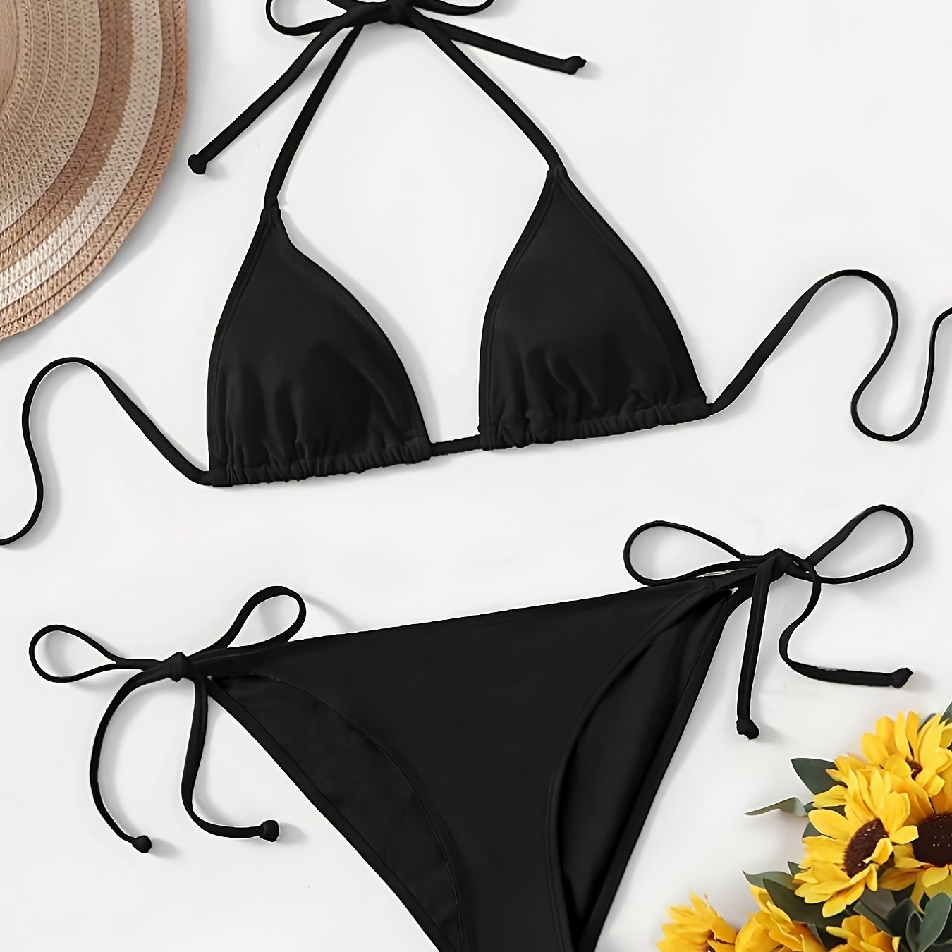 E-shop Neuer sexy Sommer Bikini mit Schnürung, zweiteiliges Set für Surfen und Urlaubs-Serie