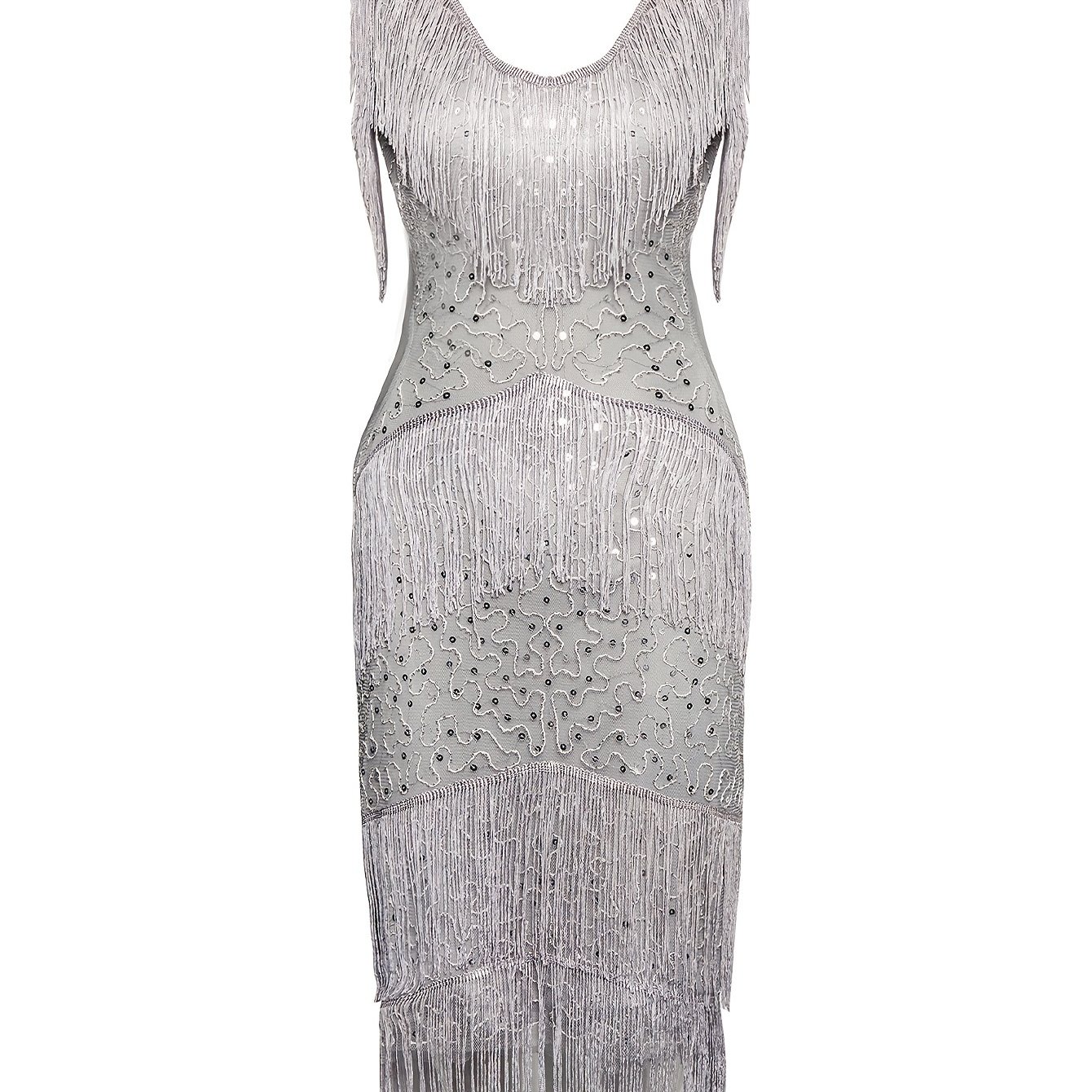 modcloth lady love song dress (Lavender Grey) Hips 36 Keira is main image 1