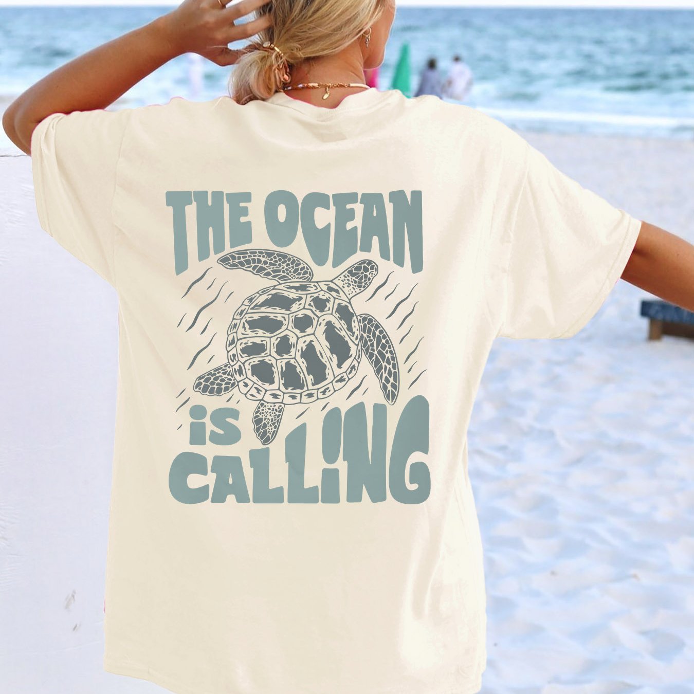 Graphic Print Crew Neck Tee Dress, Casual Short Sleeve Dress For Spring And Summer, Women's Clothing