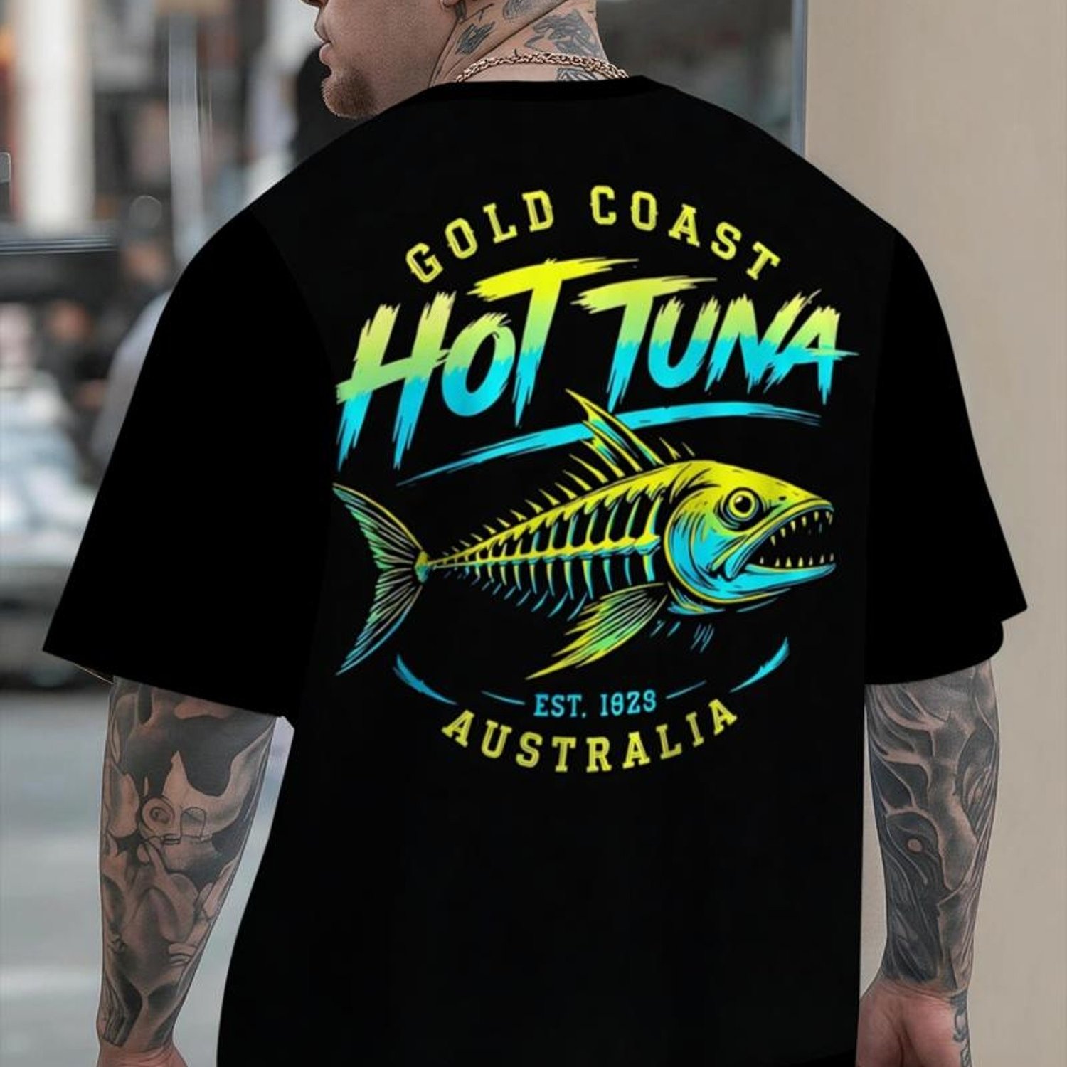 TEMU Men's Plus Size T-shirt, Retro Sporty Graphic Design, Multiple Specifications Available In Mixed Colors, Suitable For Daily Wear And Casual