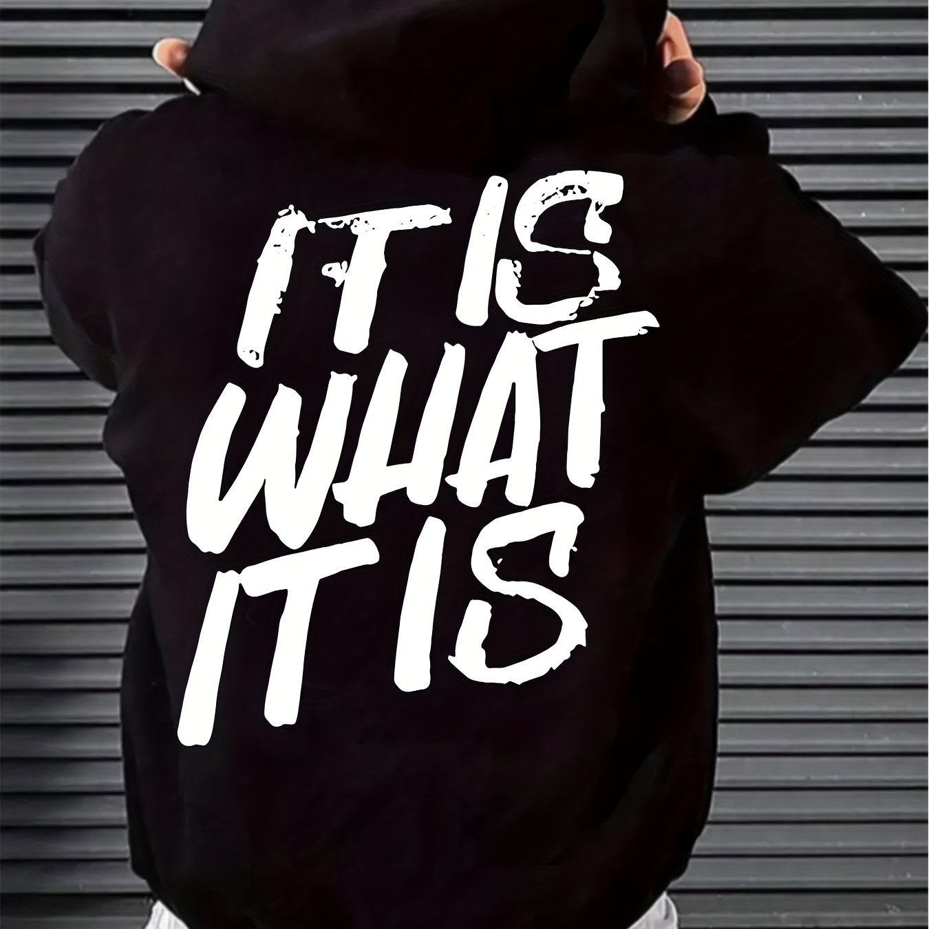 TEMU Is What Graphic Cozy Blend Casual Long Sleeve Hooded Kangaroo Pocket For Fall Winter Sweater-unisex 2026 Couple Sweater Hoodies