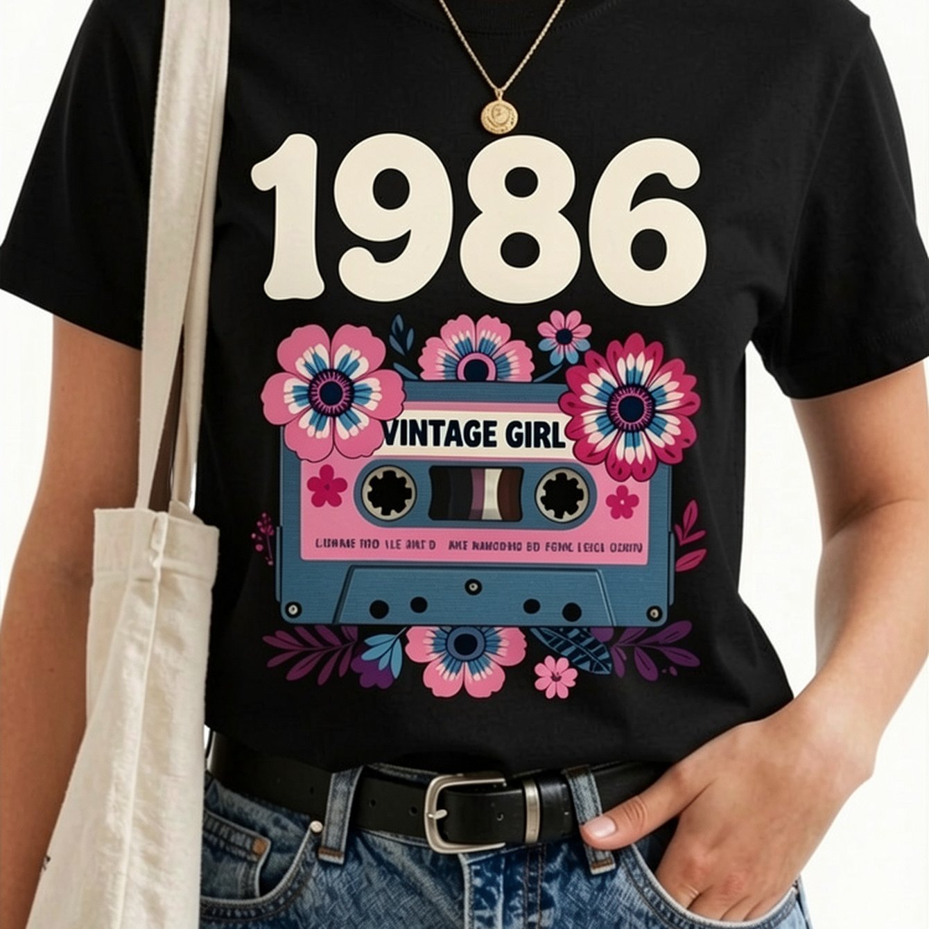Image of 1986 Anniversary 40th Anniversary 1986 Women's T-shirt - Pure - Comfortable Fabric - - Women's T-shirt