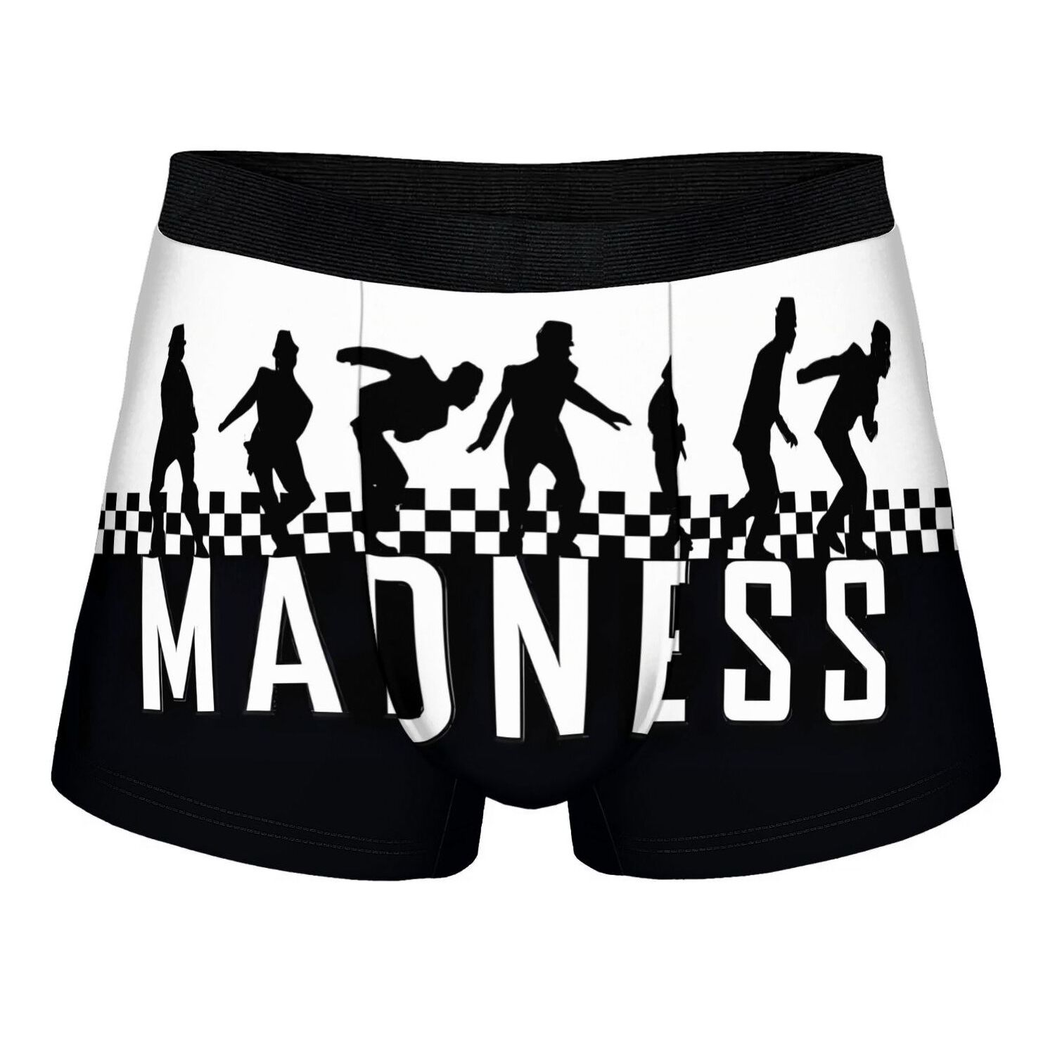 TEMU 2d Print Design Ska Men's Boxers Shorts Breathable Underwear, Comfortable Daily & Casual Wear