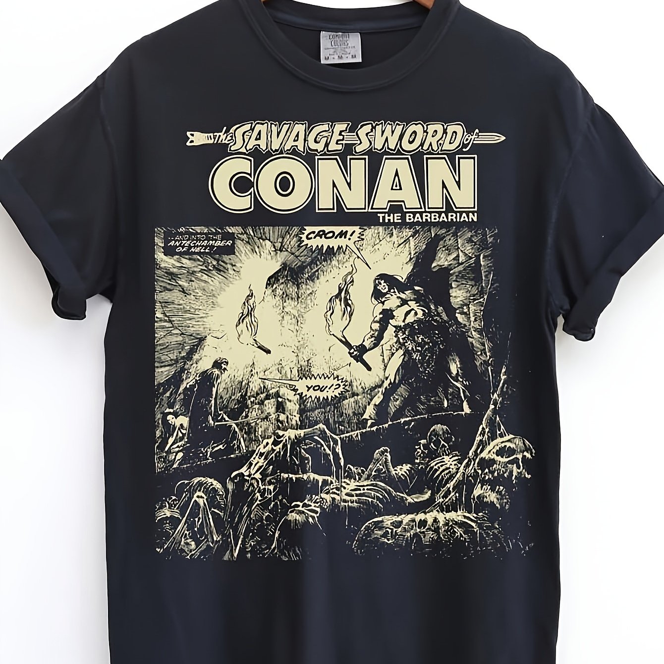 Image of 2026 New The Sagaes Conans The Barbarian Tshirt With Geometric Pattern Picture 1 Of 2