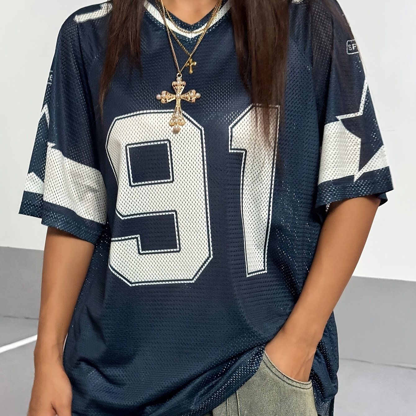 Women's Spring/summer Graphic T-shirt, Short-sleeved Loose- T-shirt With And Color- Lettering