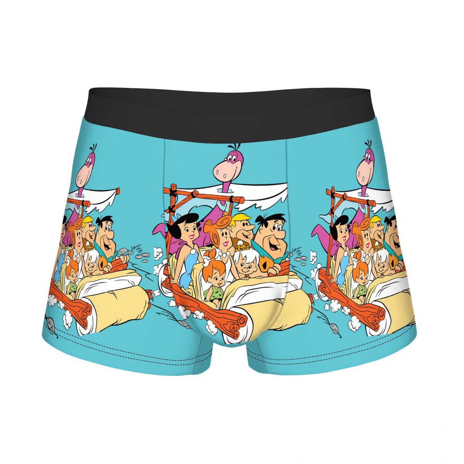 TEMU Flintstones Core Men's Underwear Printed Daily 2d Print Design
