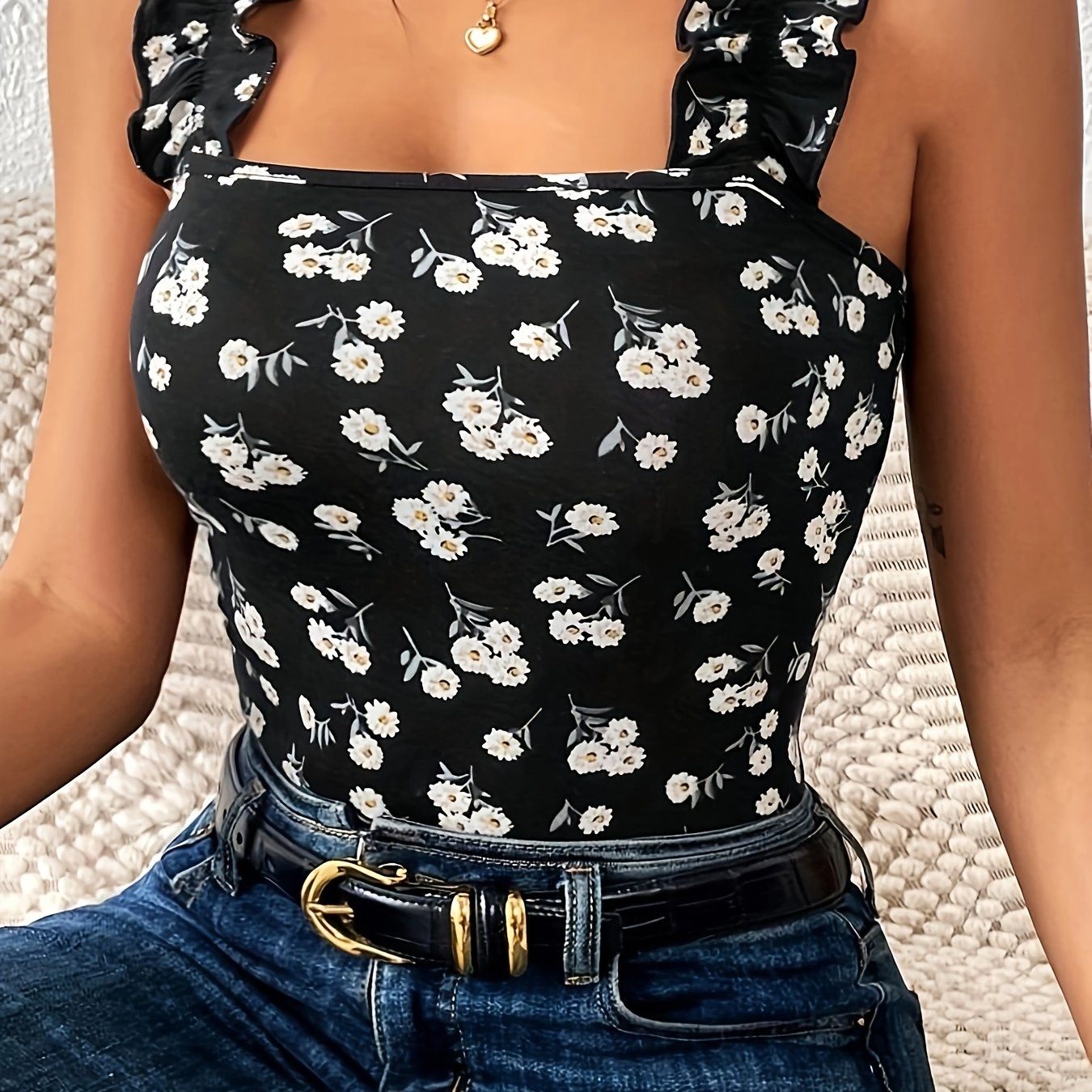 Floral Print Camisole Top